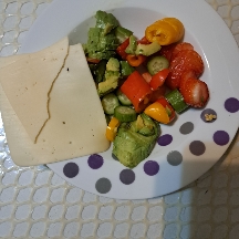 Cheese and Veggie Salad