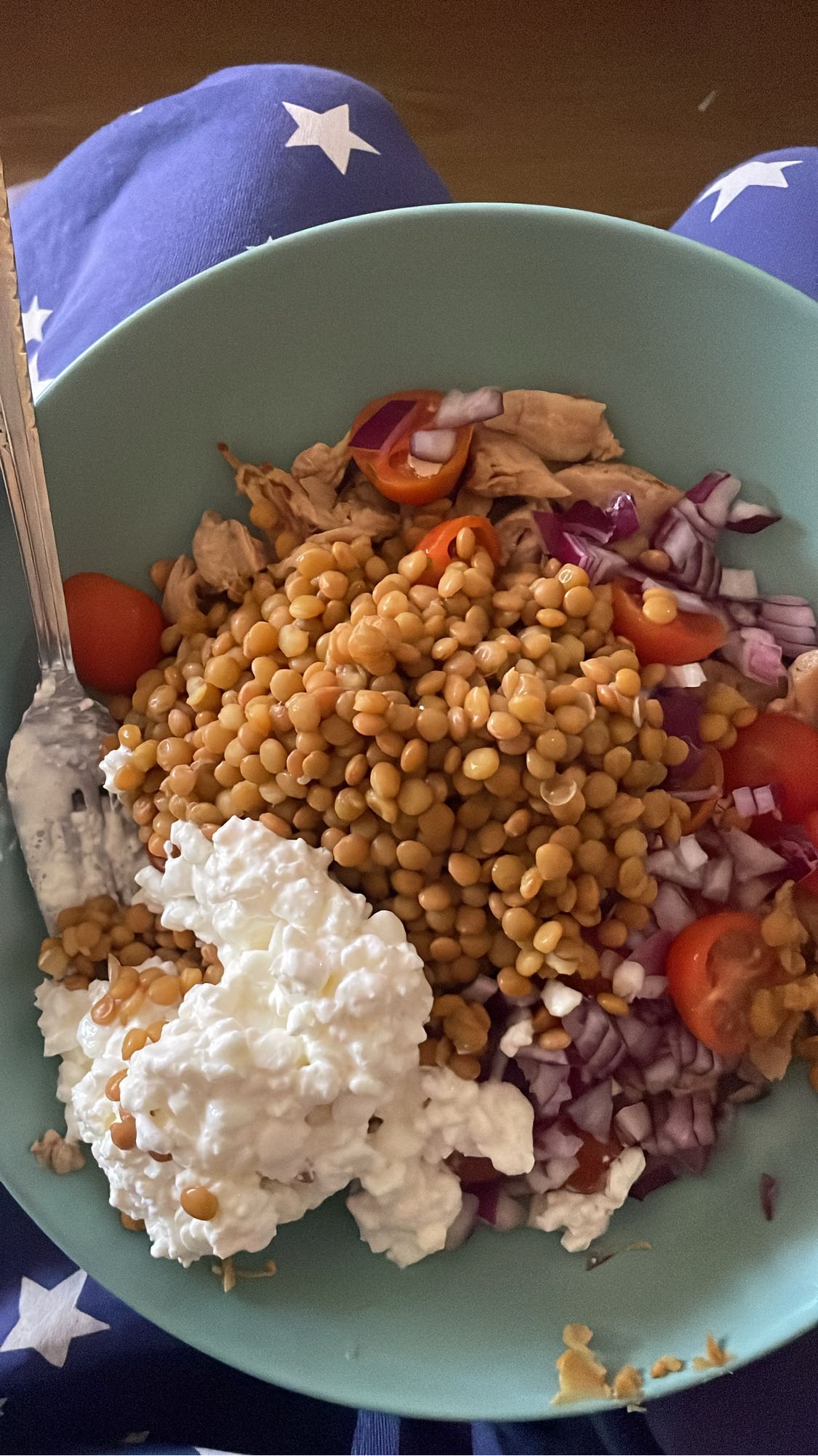 Ensalada de lentejas
