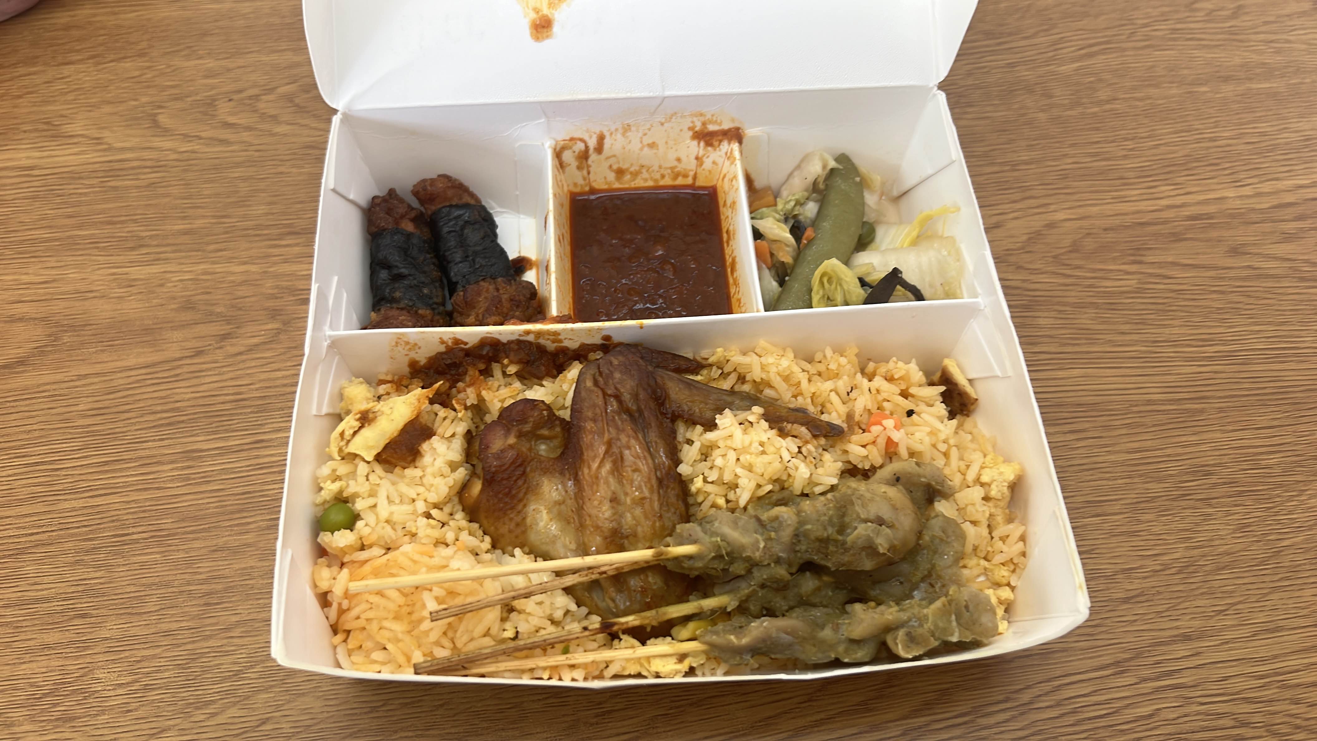 Nasi Goreng with Satay