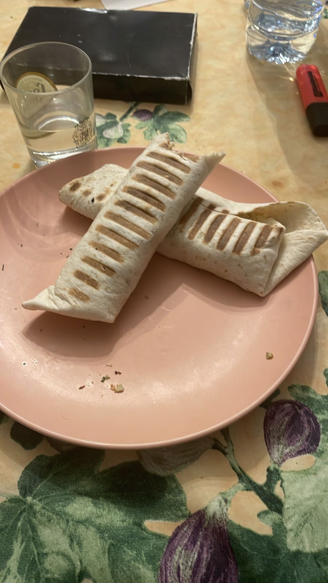 Wrap grillé au poulet