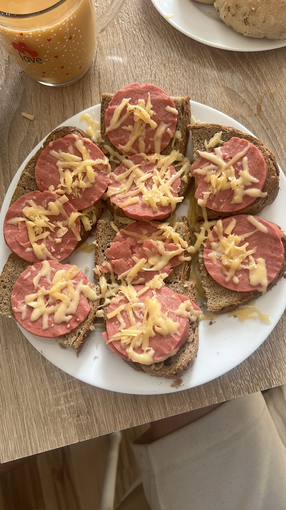 Salami Cheese Toast