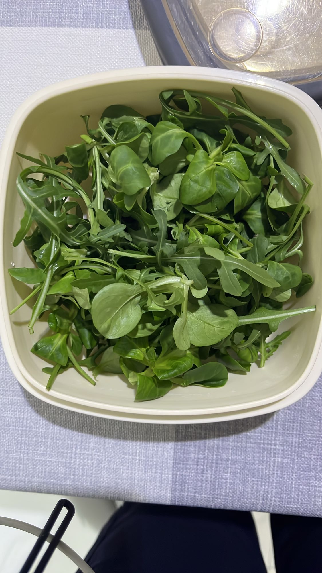 Ensalada de hojas verdes