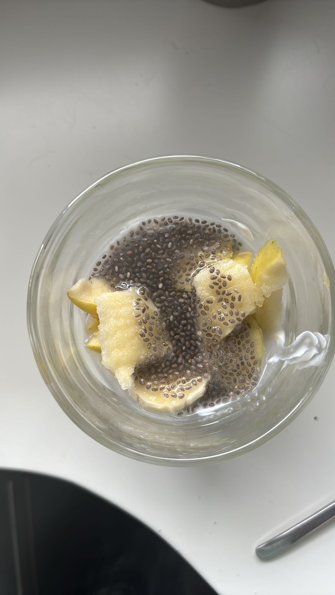 Pudín de chía con plátano