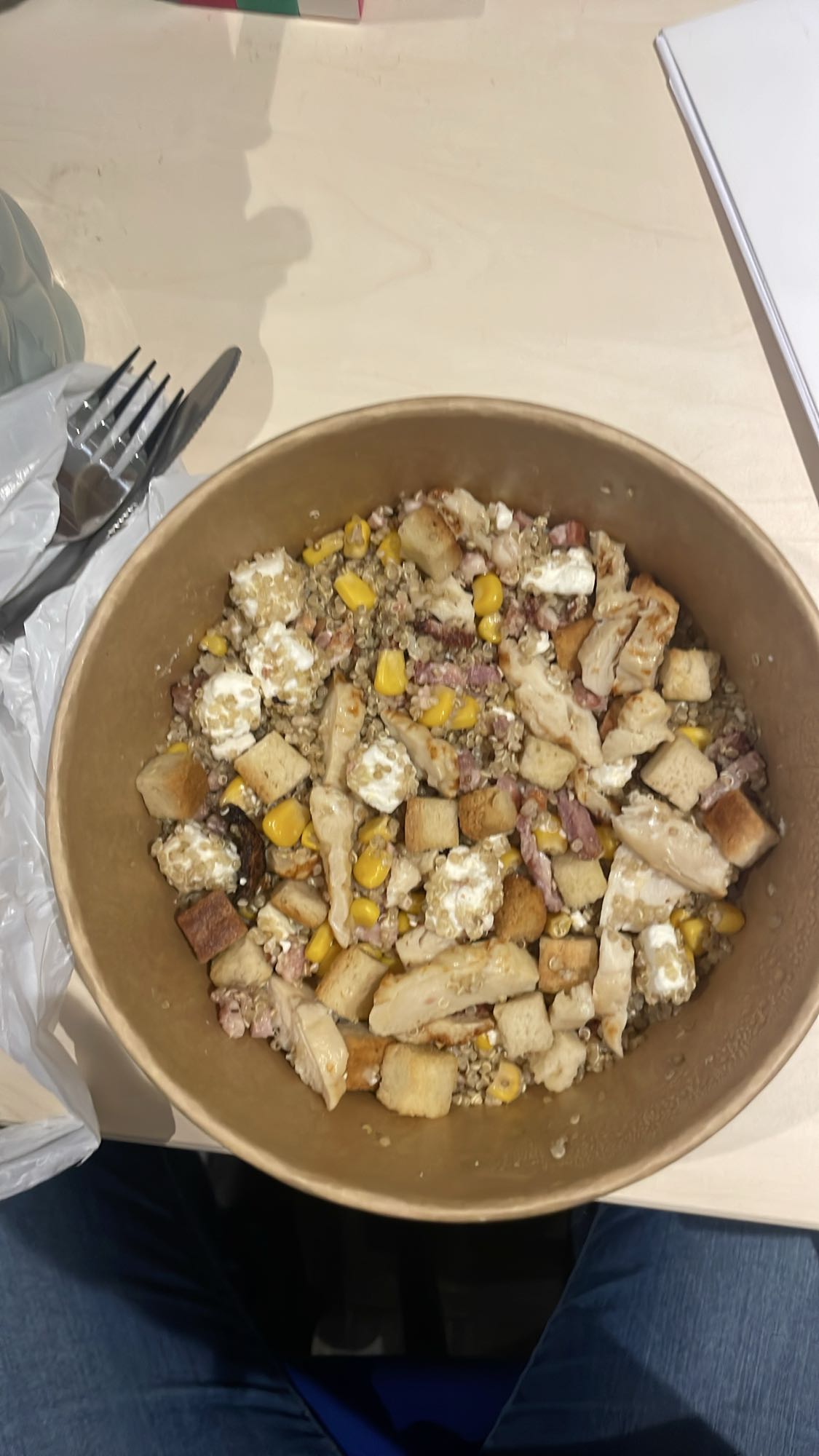 Salade de quinoa au poulet