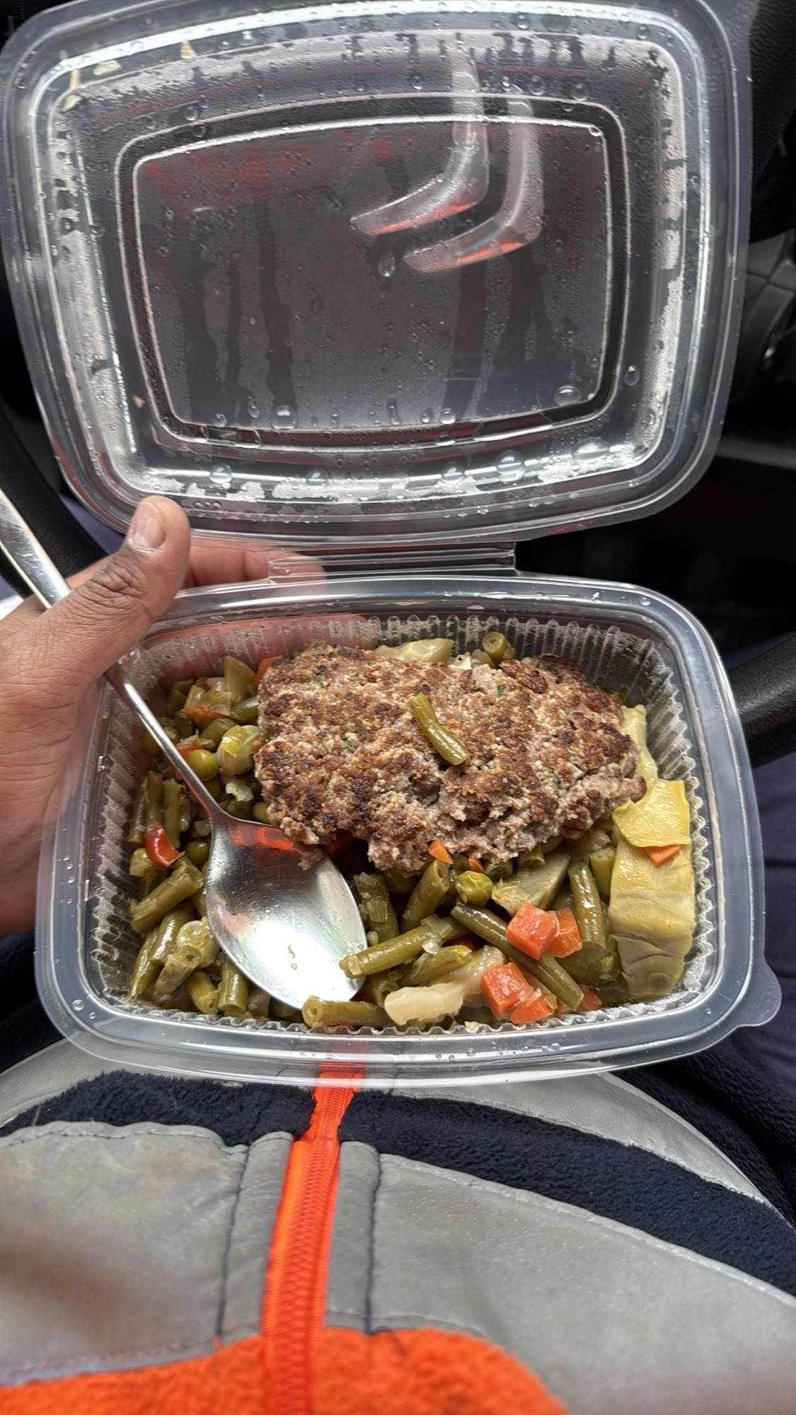 Hamburguesa con verduras