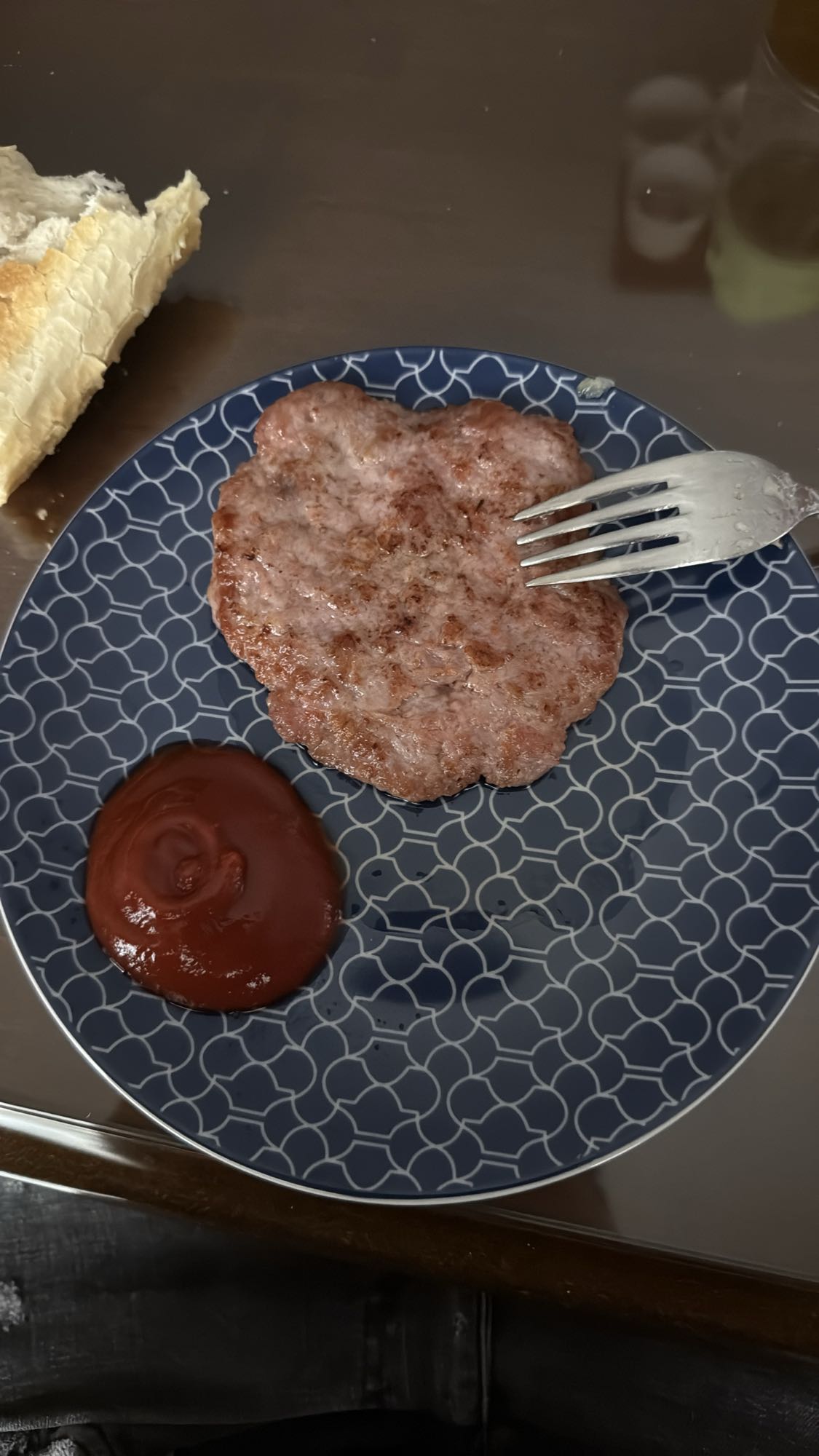 Hamburguesa con kétchup