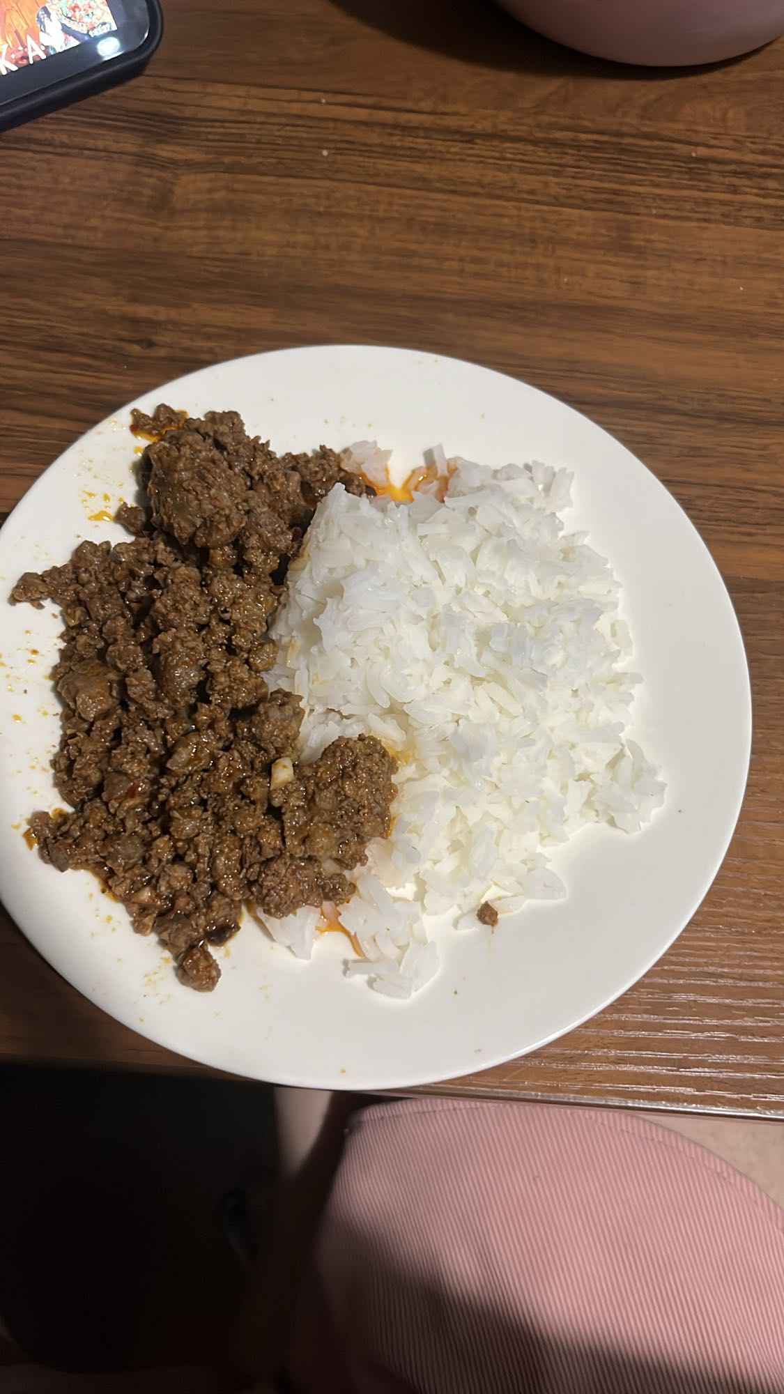 Рис с говяжьим фаршем