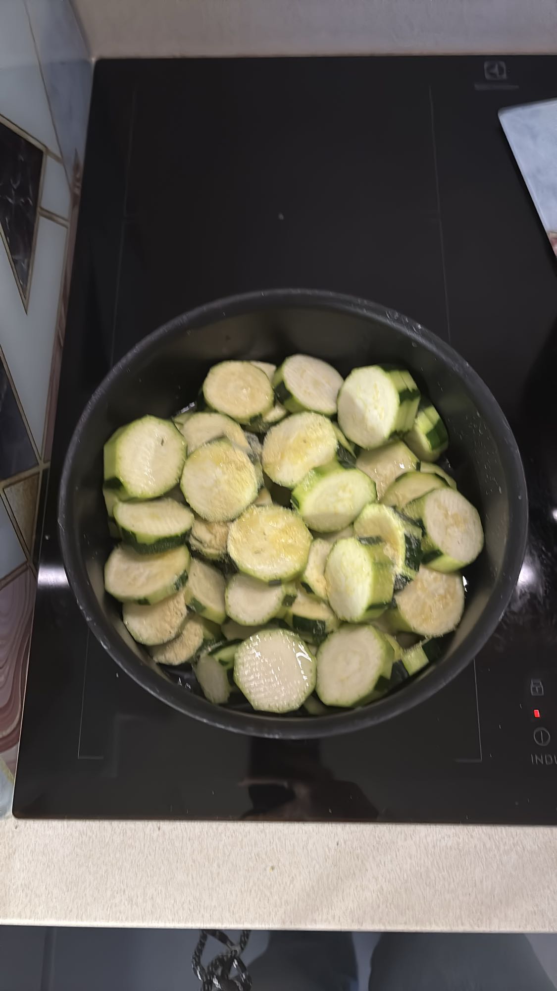 Courgettes bouillies