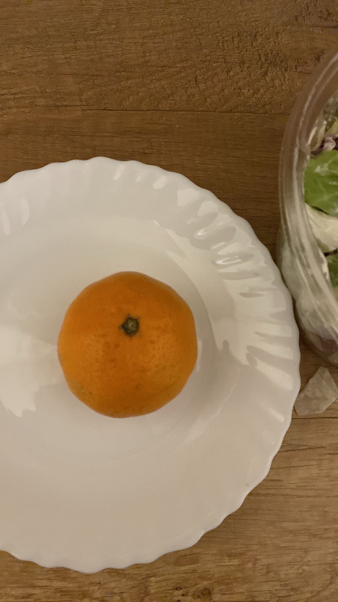 Mandarynka i sałatka