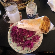 Shawarma with Cabbage Salad
