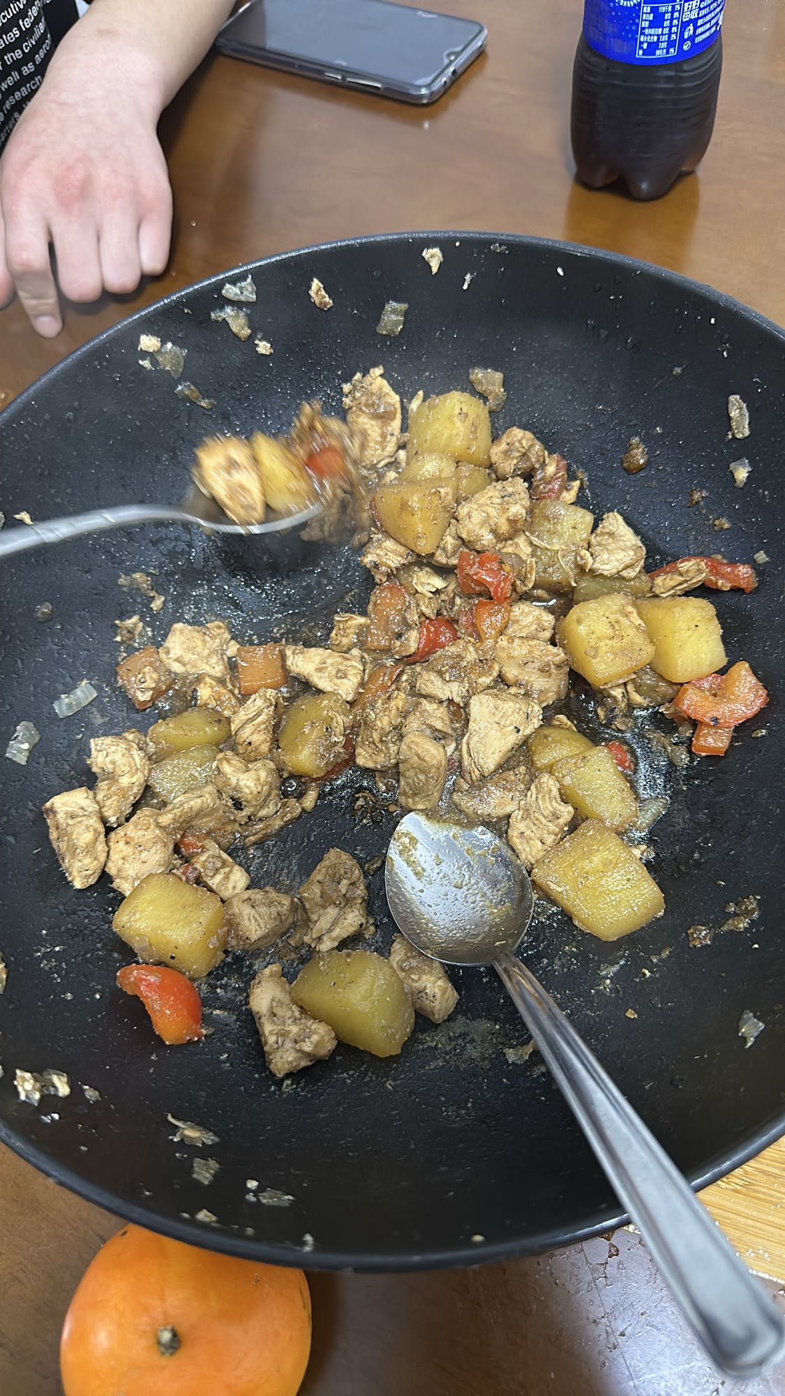 Курица с картофелем