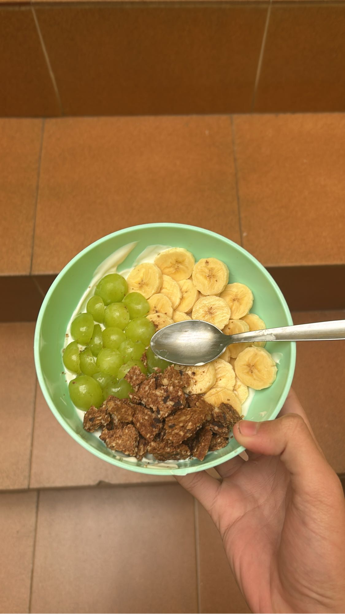 Tazón de yogur con frutas