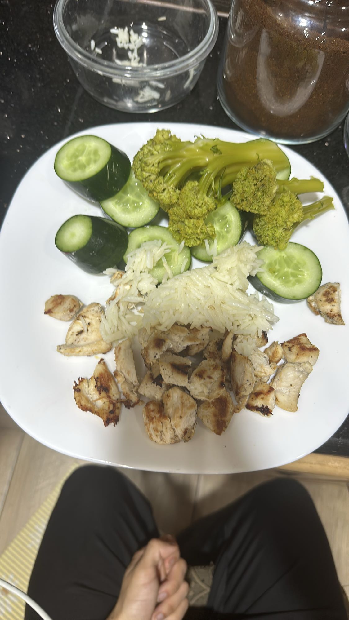 Grilled Chicken with Rice