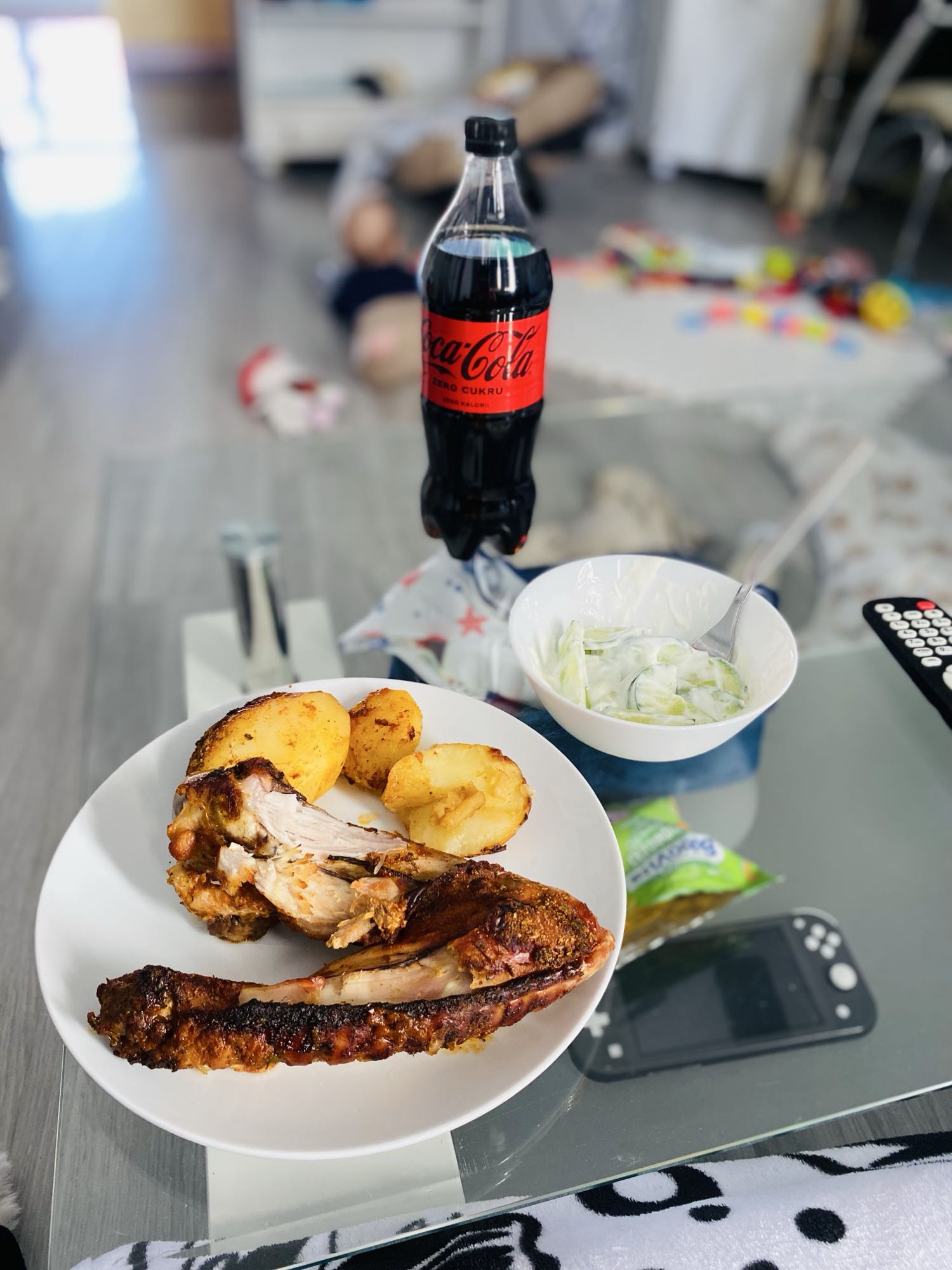 Pieczony kurczak z ziemniakami