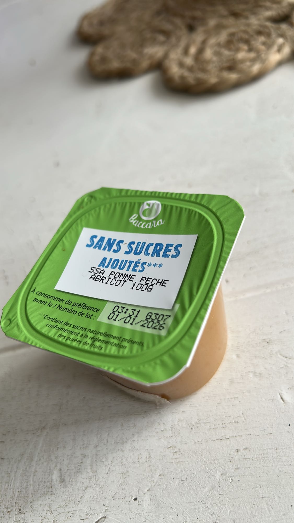 Compote sans sucres ajoutés