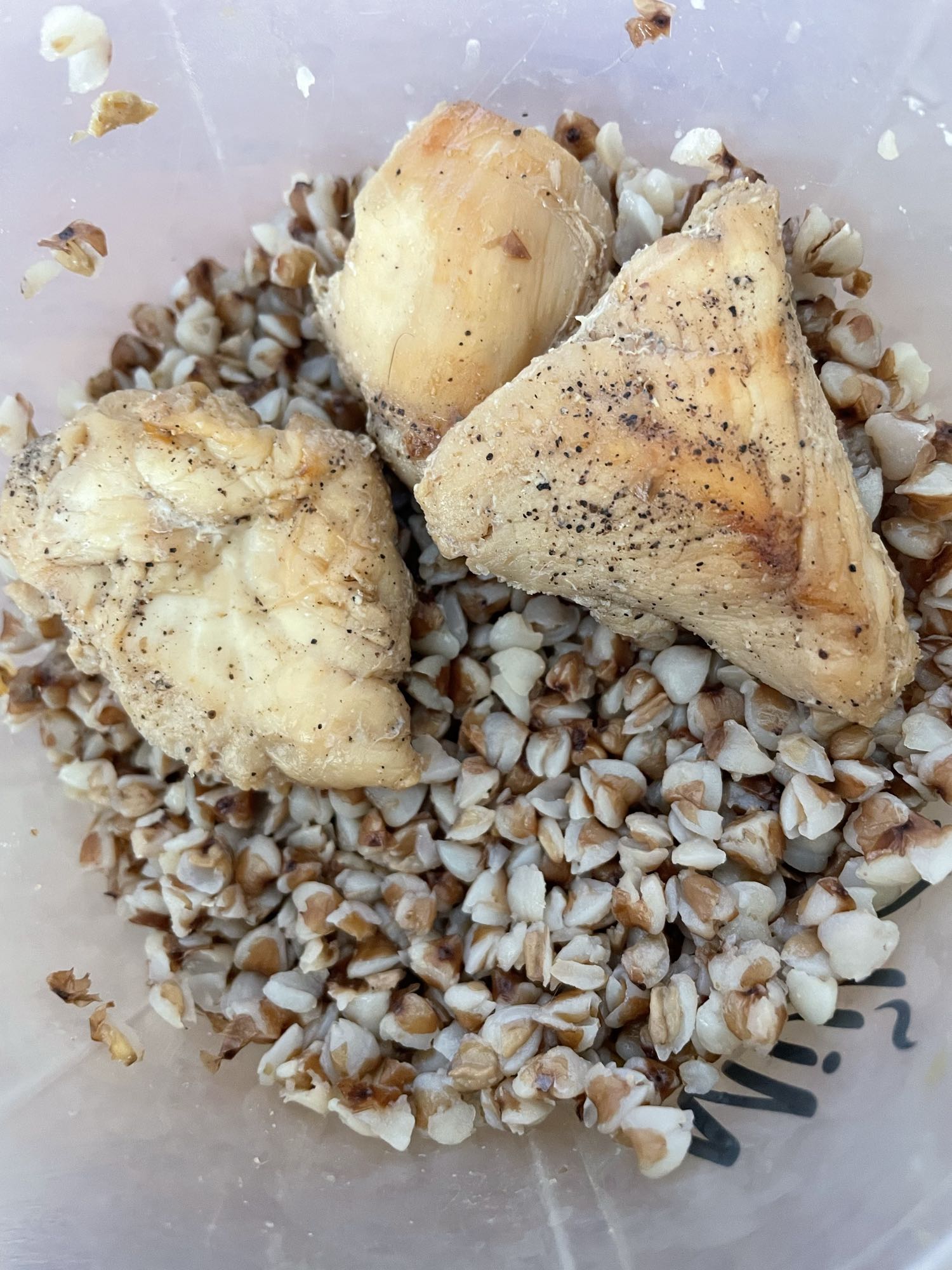 Гречка с курицей