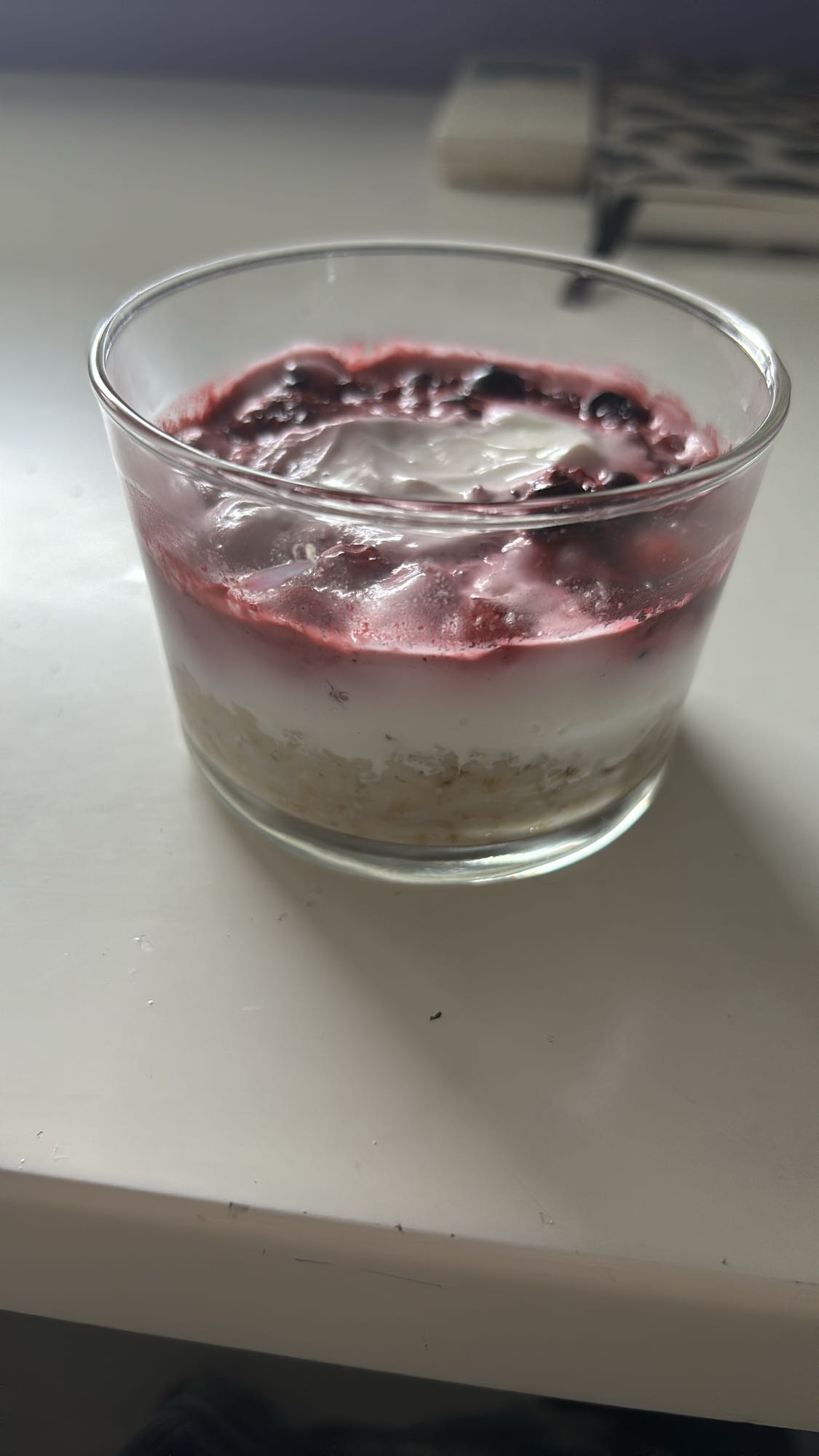 Parfait de yogur y frutos