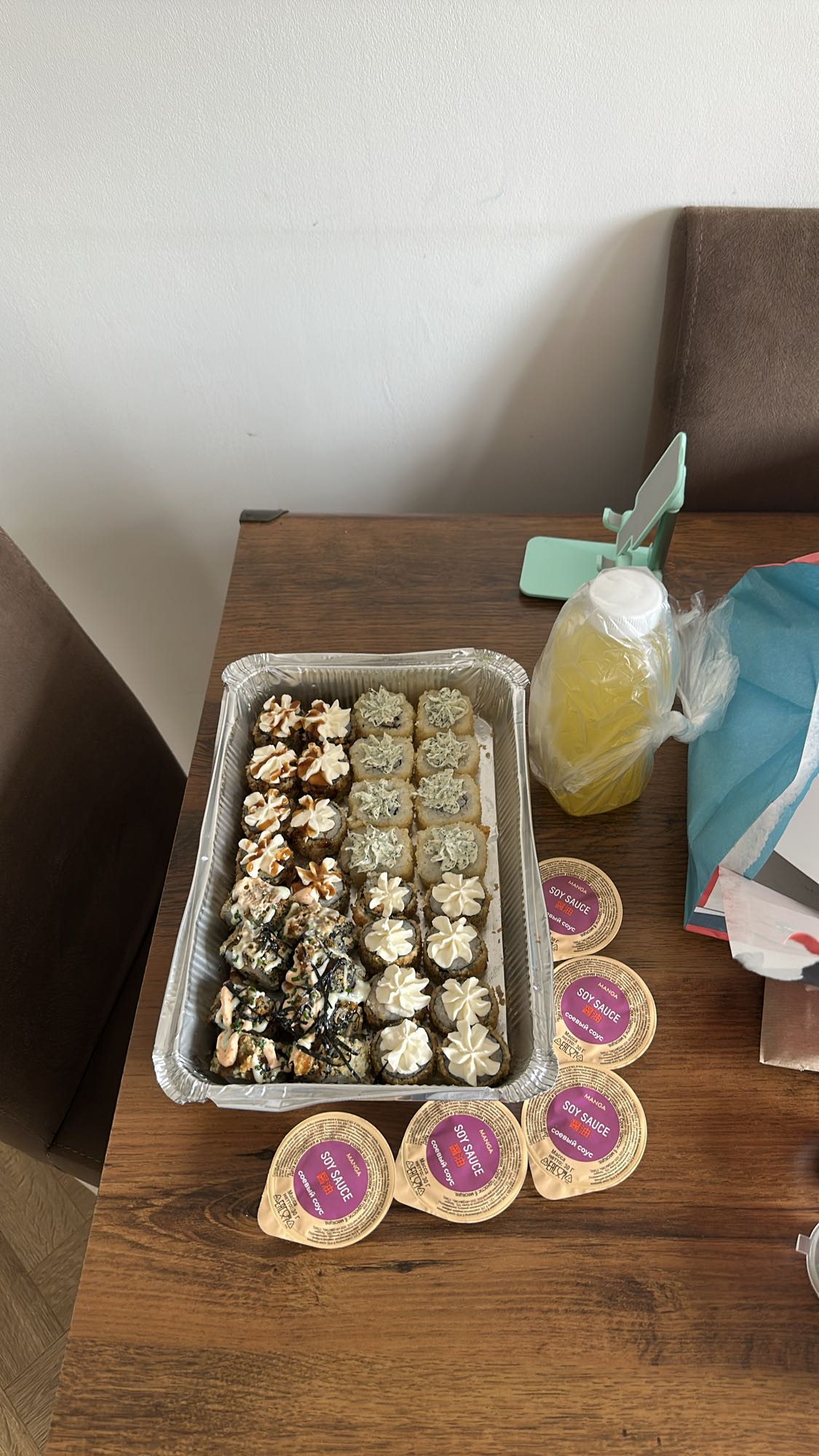 Sushi tempura variado