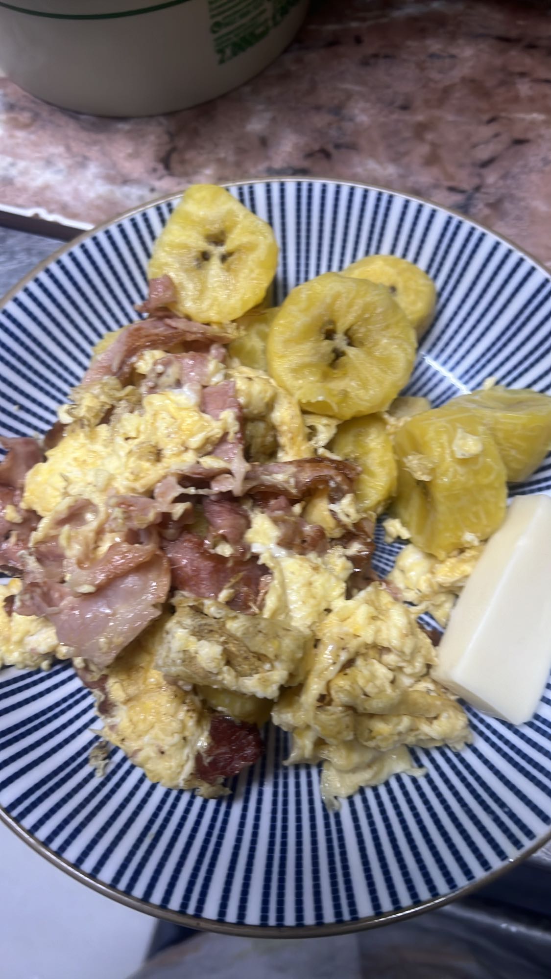 Desayuno con plátano