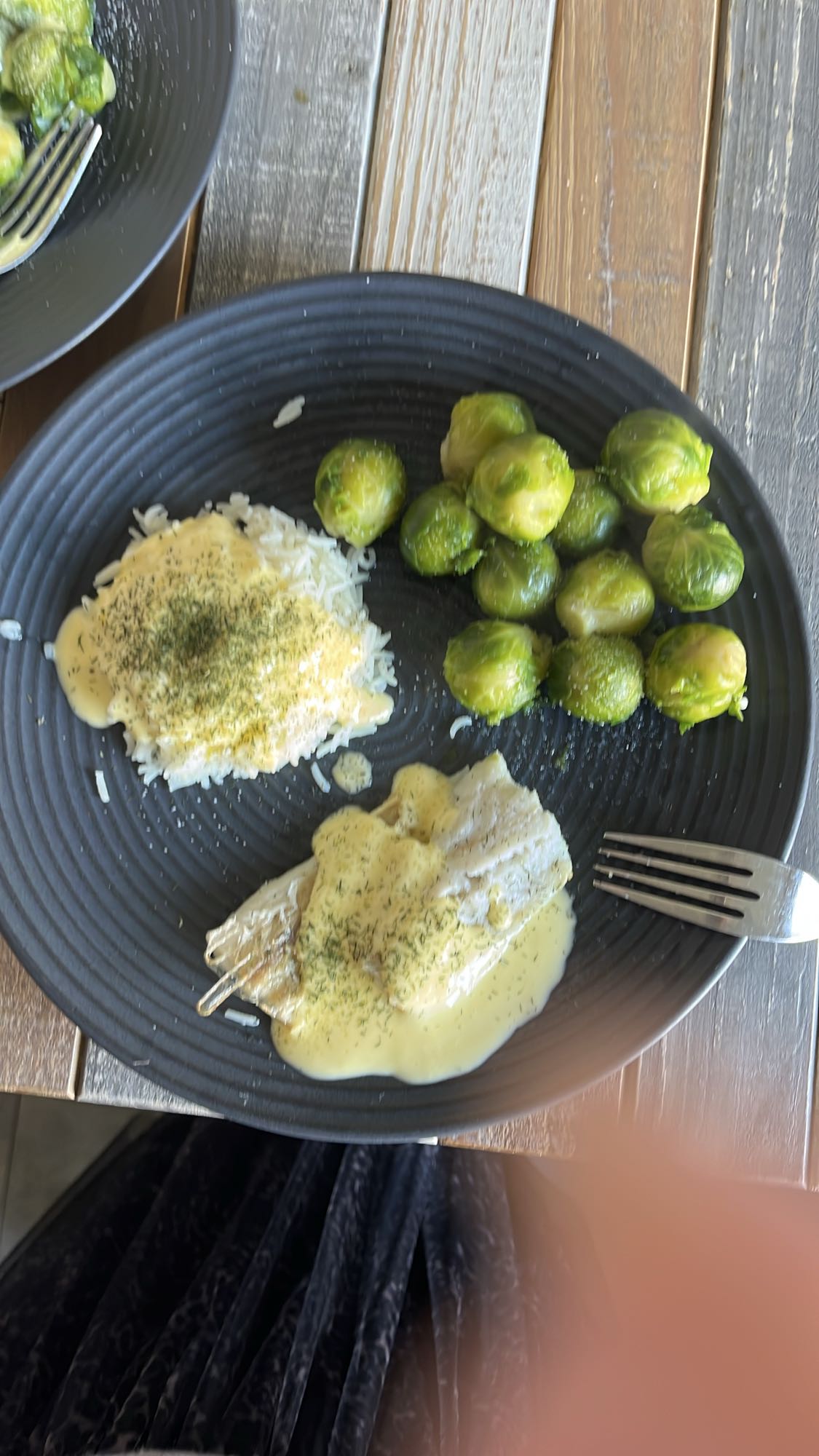 Poisson sauce crémeuse