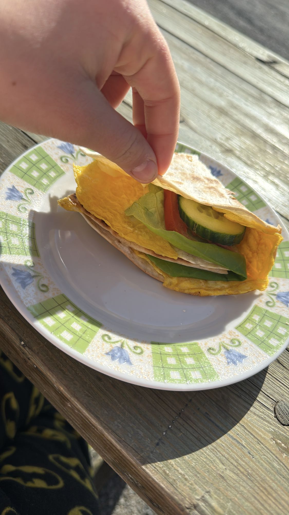 Tortilla z warzywami