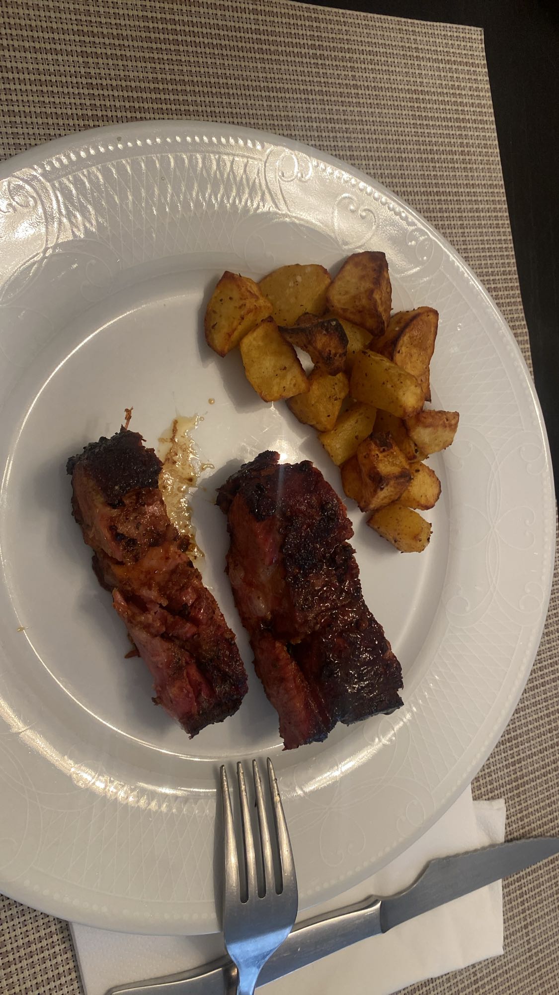 Costillas con papas