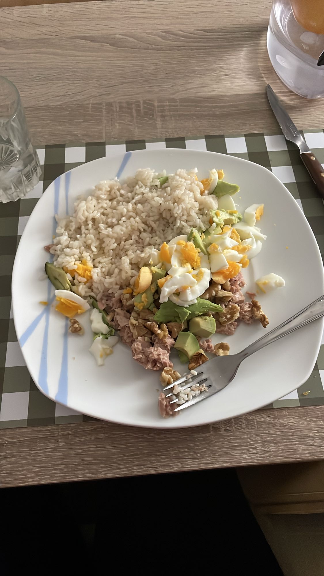 Ensalada con arroz