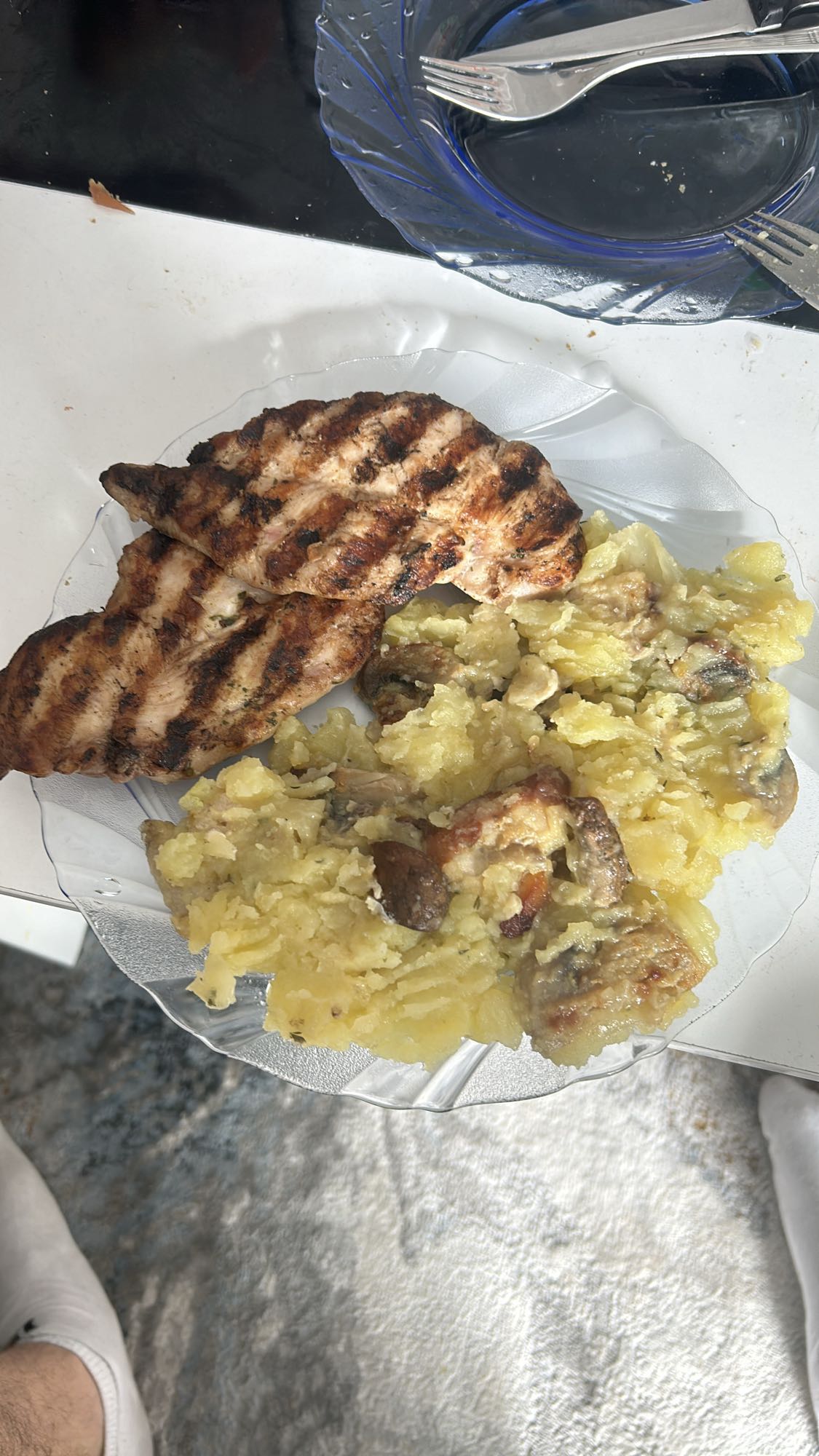Grilled Chicken with Potatoes