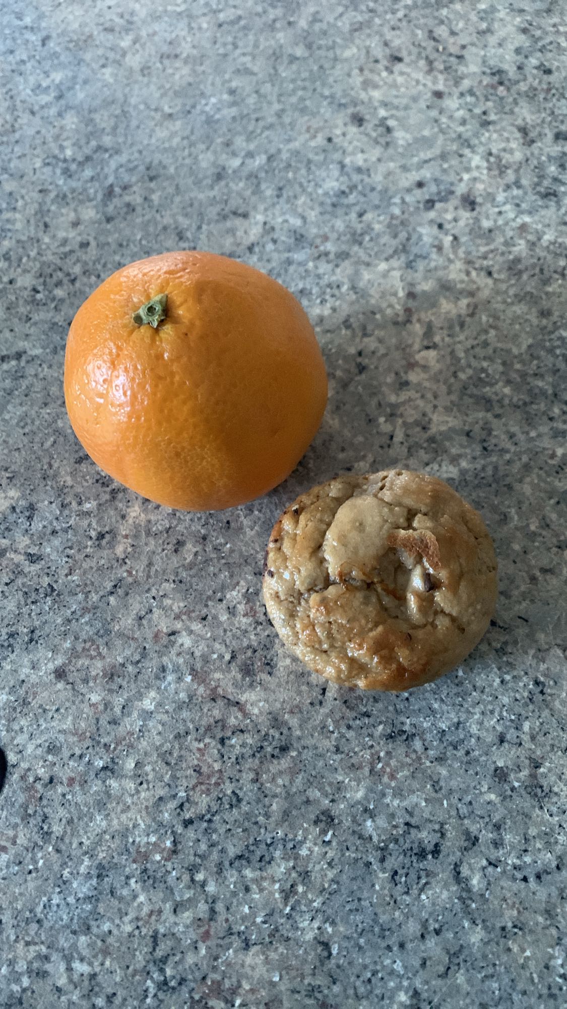 Mandarine et muffin