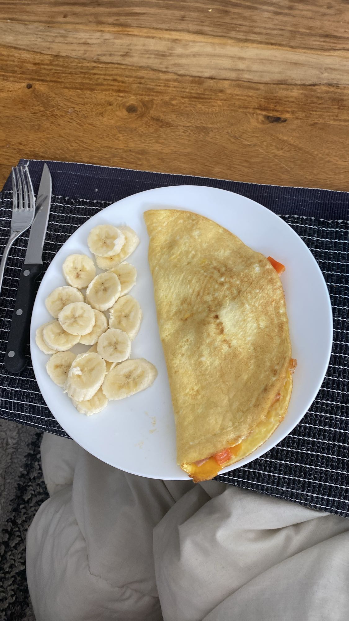 Omelette aux légumes