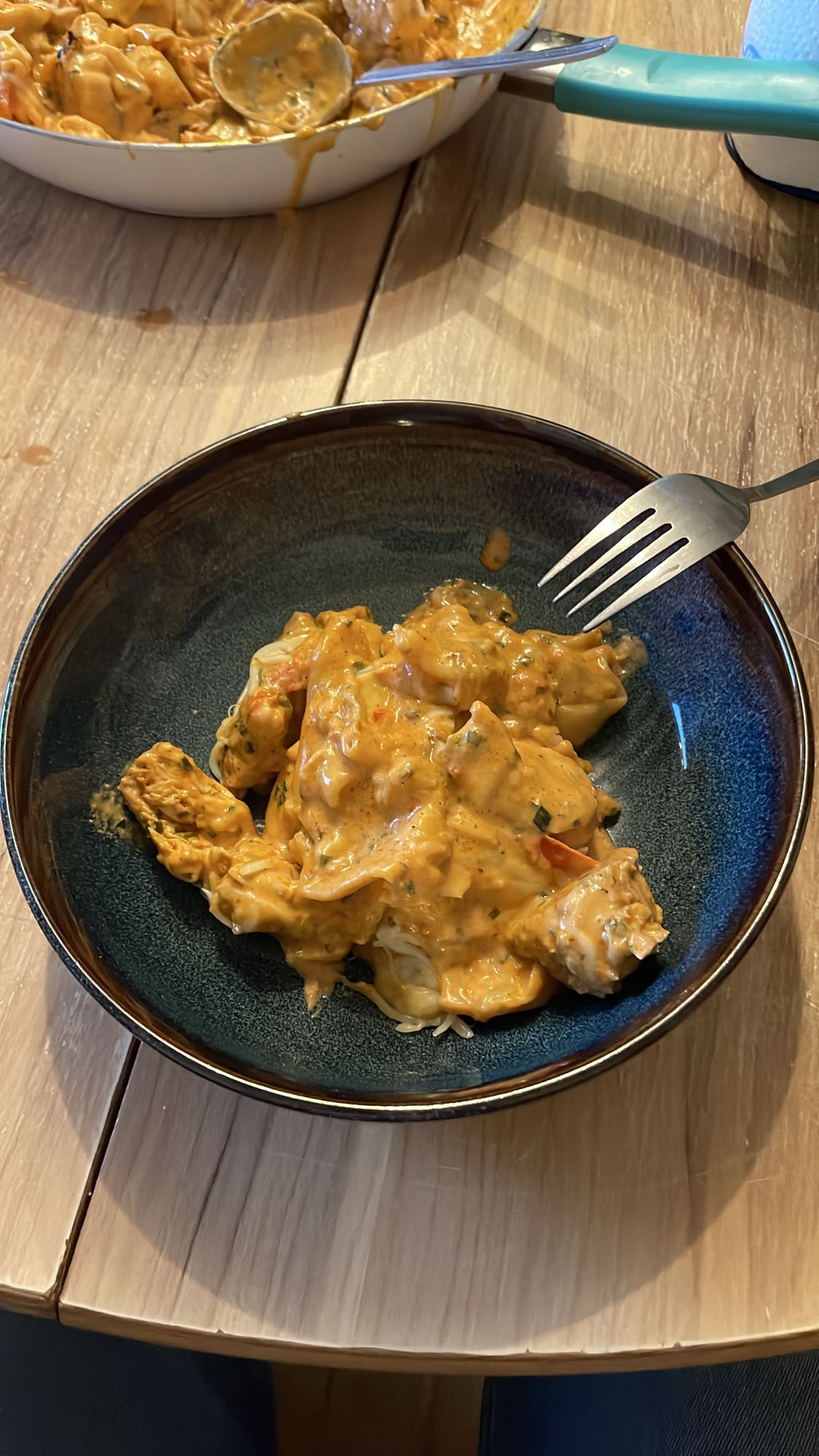 Cremiges Hähnchengericht