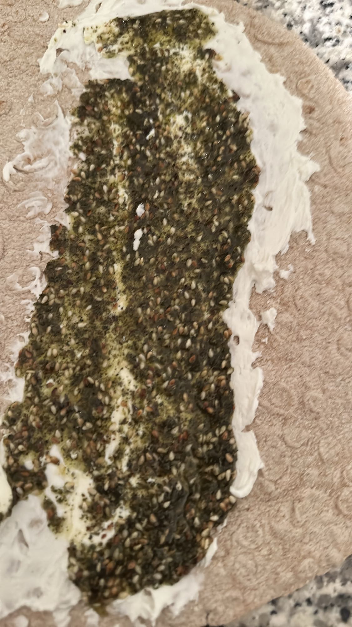 Zaatar Cream Cheese Wrap