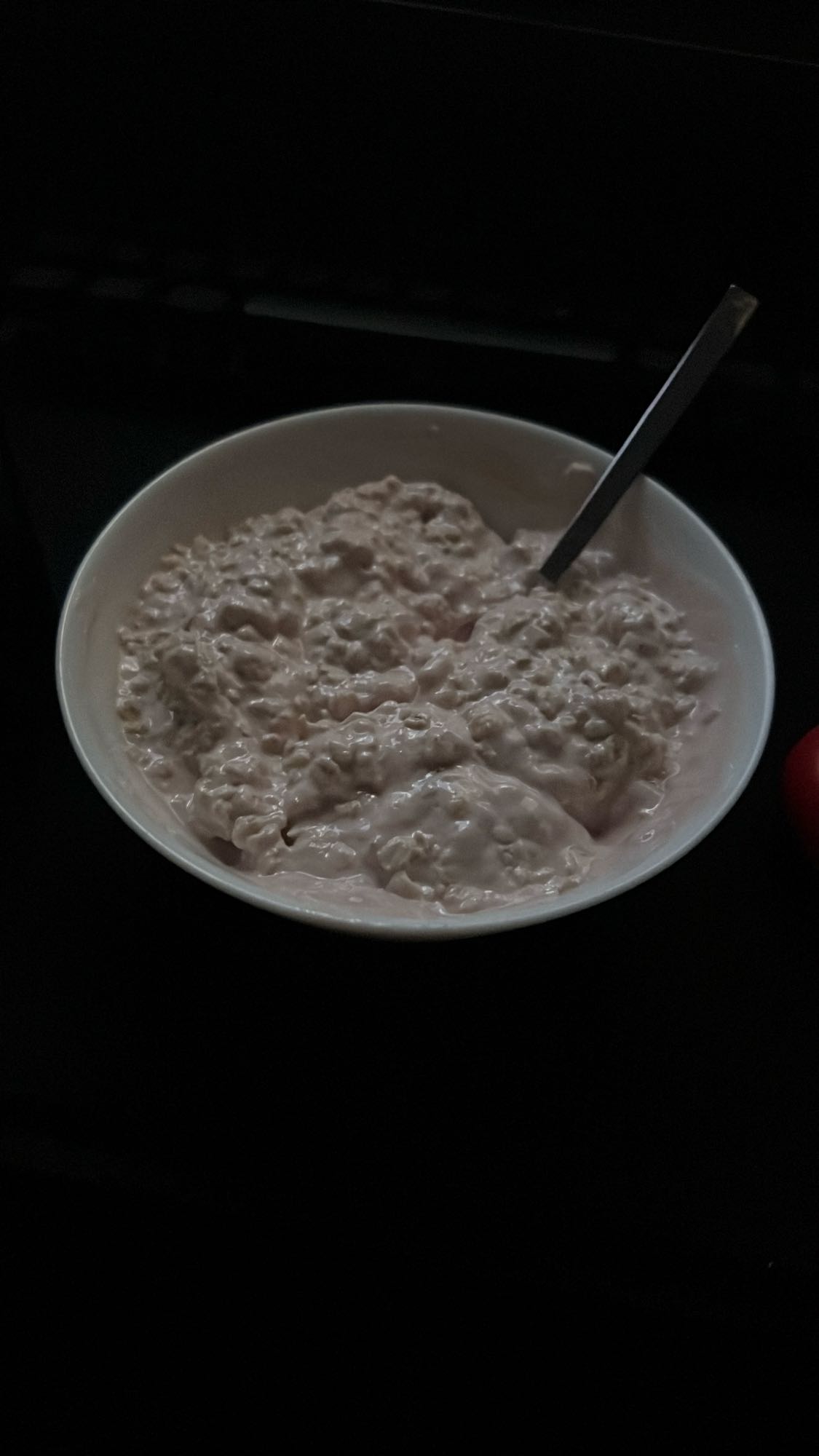 Havregrøt med yoghurt