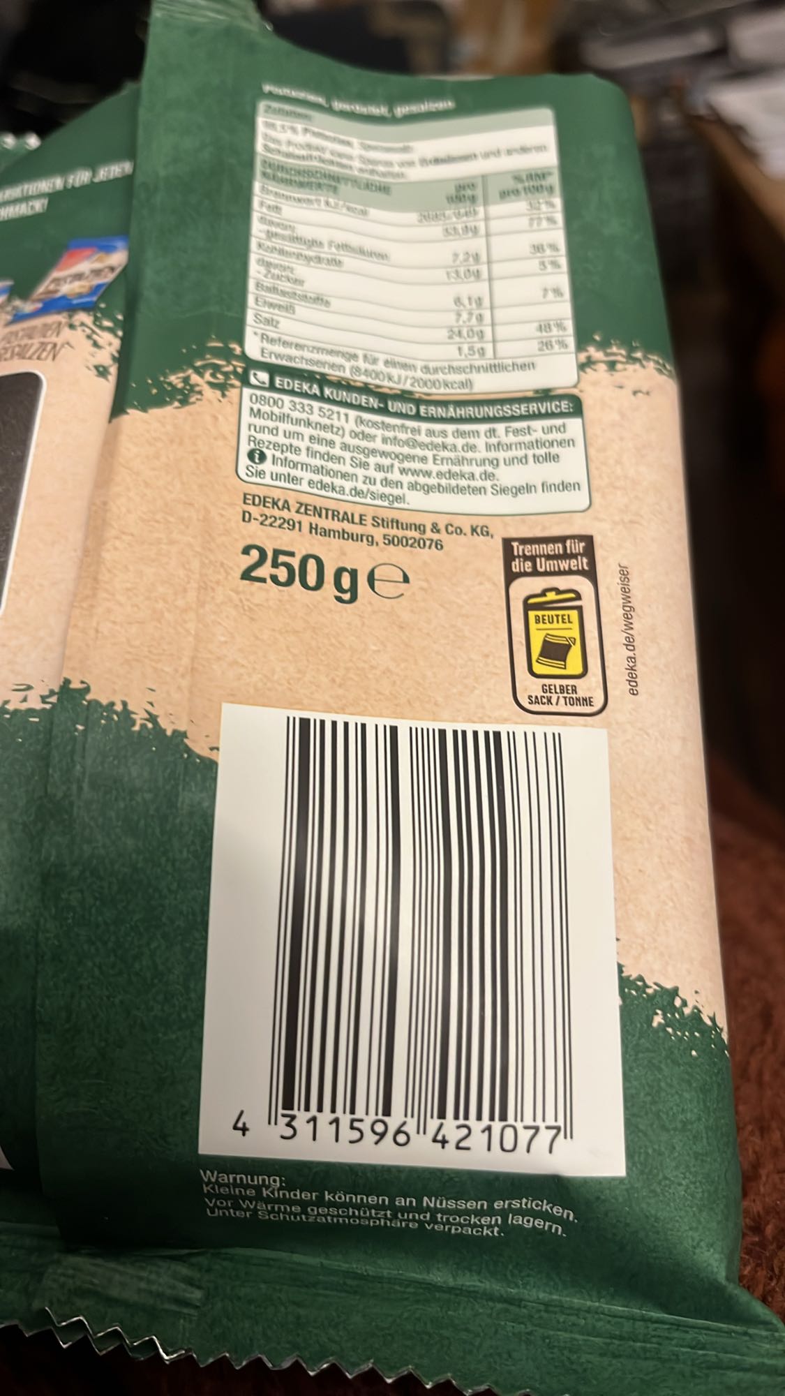 Pistazien, geröstet, gesalzen