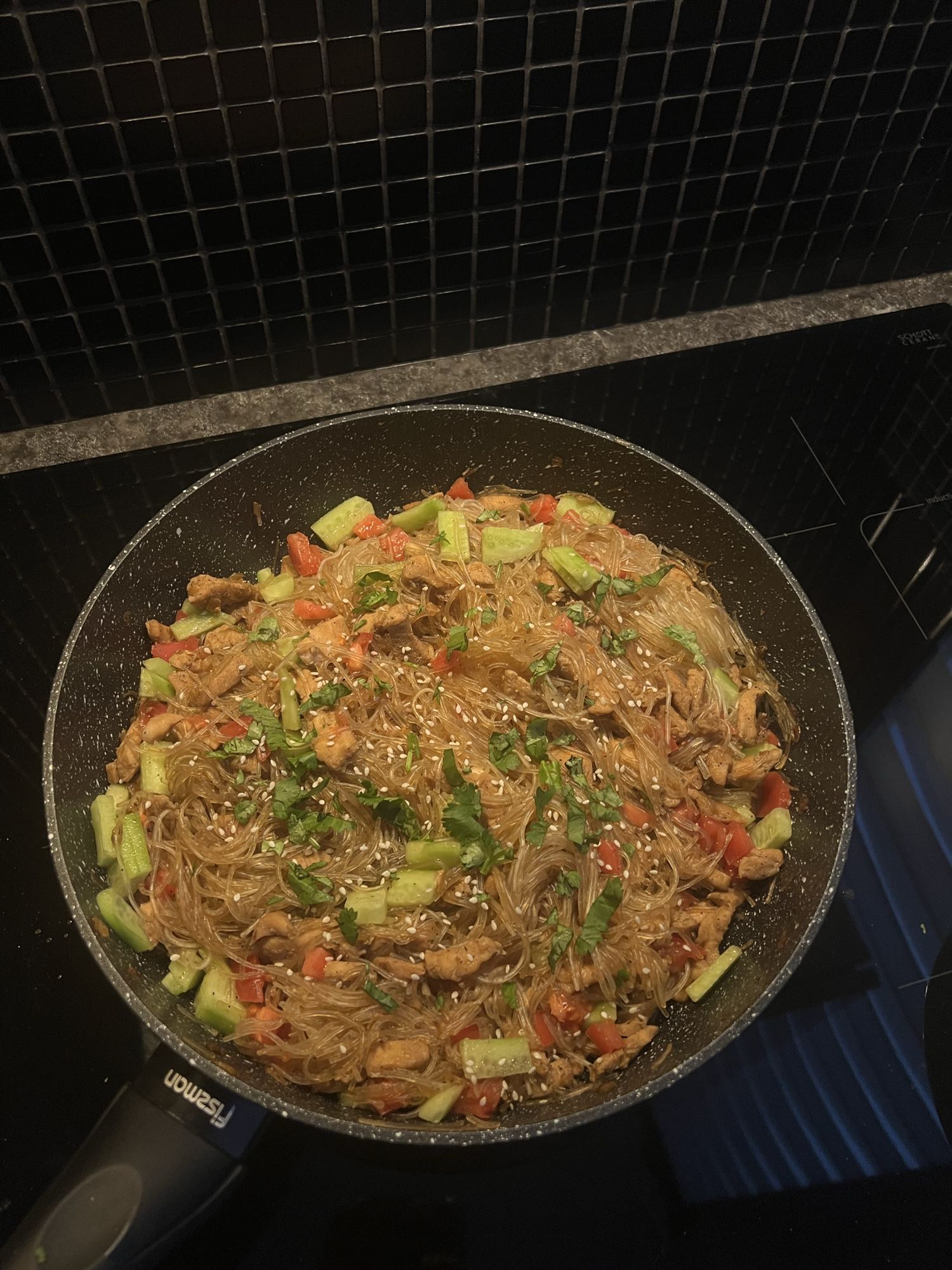 Фунчоза с курицей