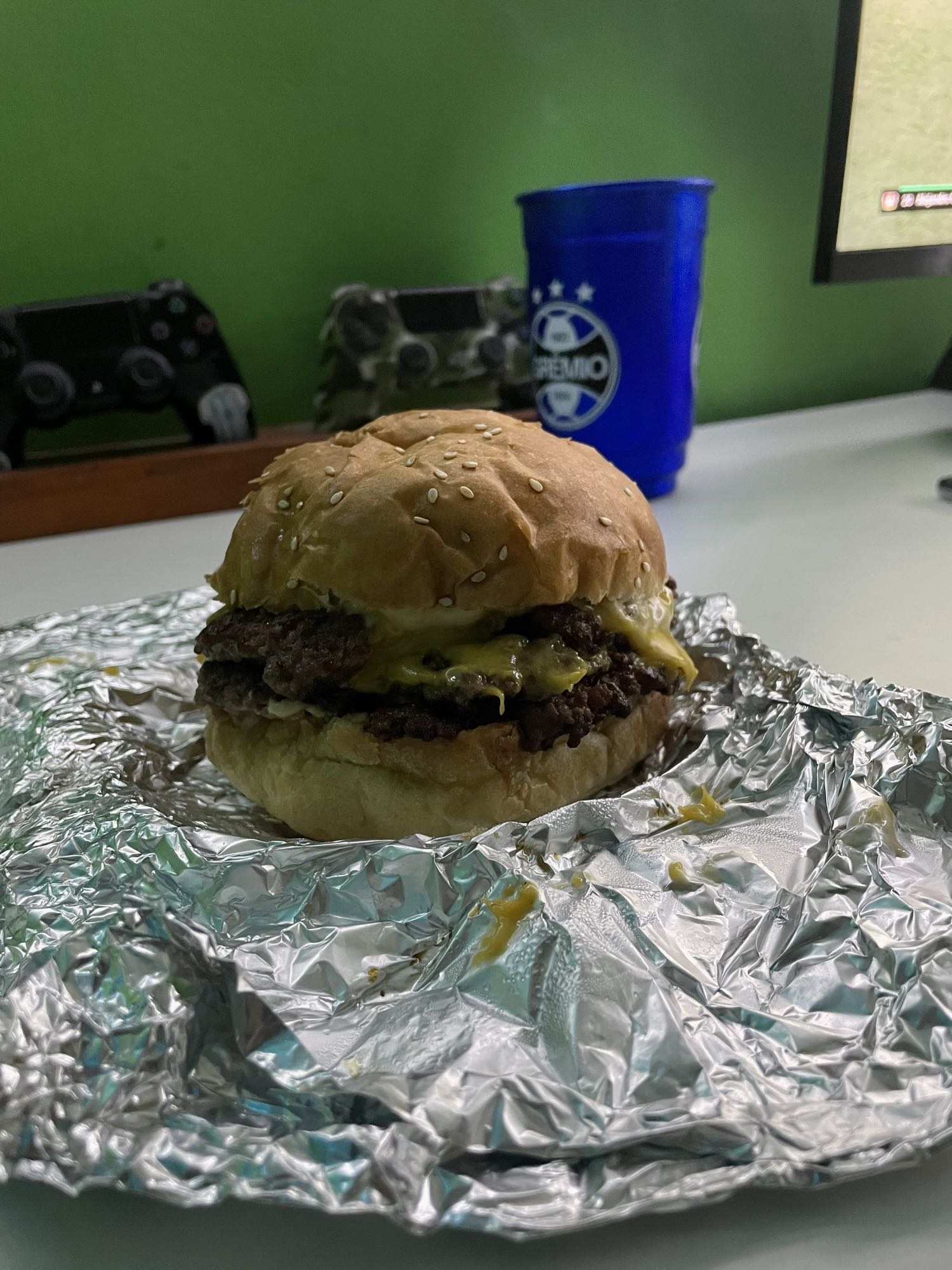 Hamburguesa doble queso