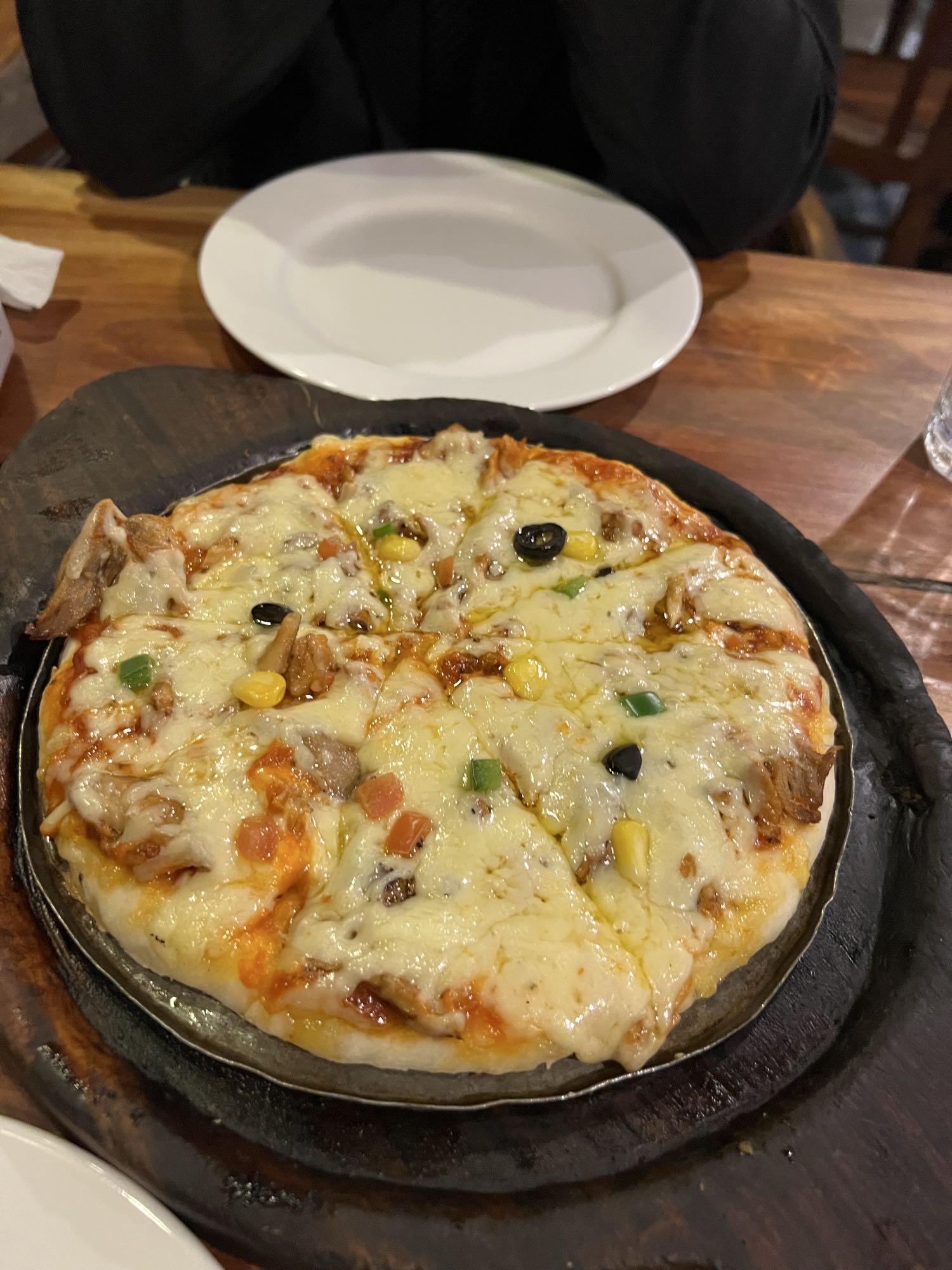 Cheese and Veggie Pizza