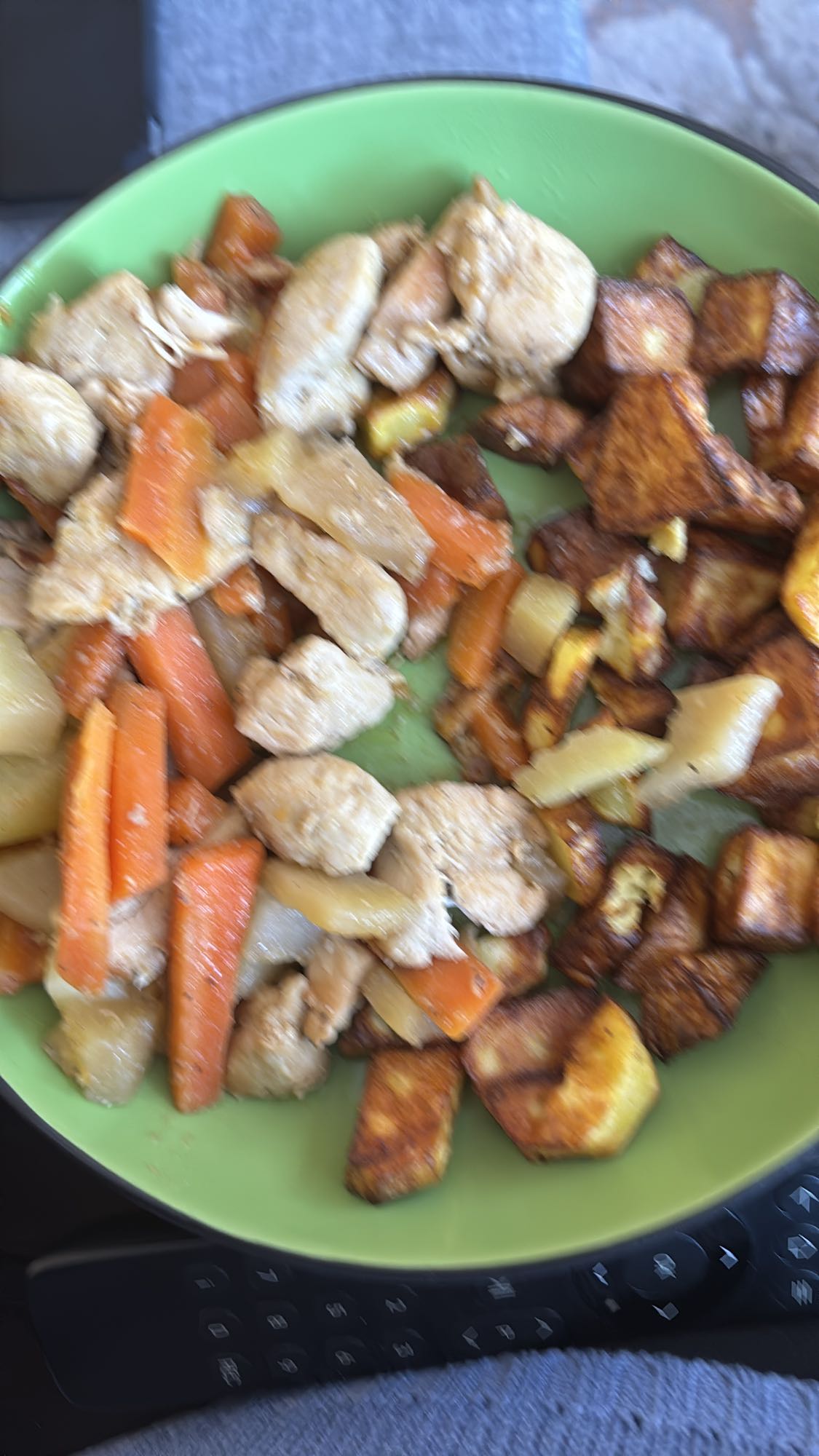 Hähnchen mit Gemüse