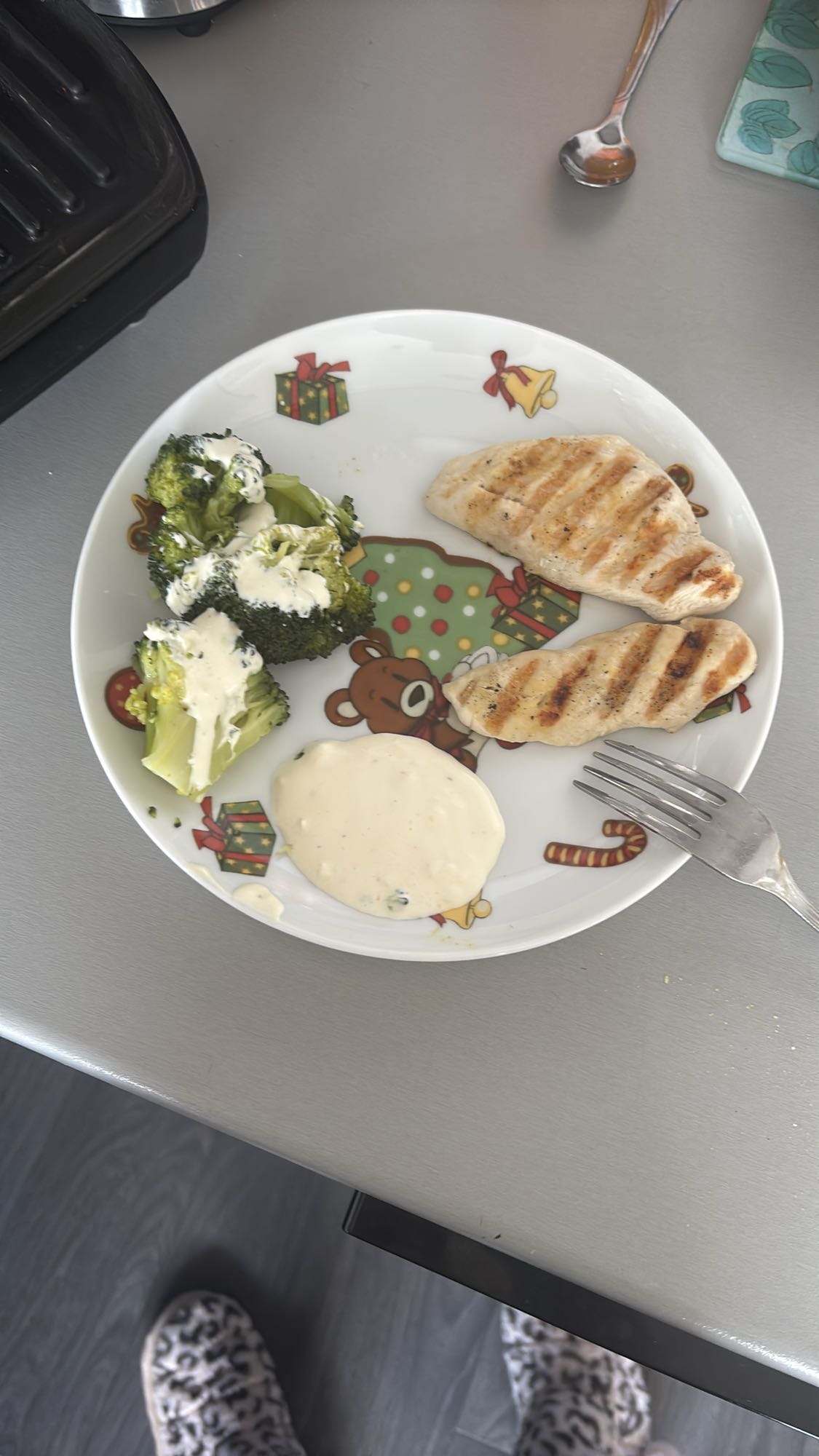 Grillowany kurczak z brokułami