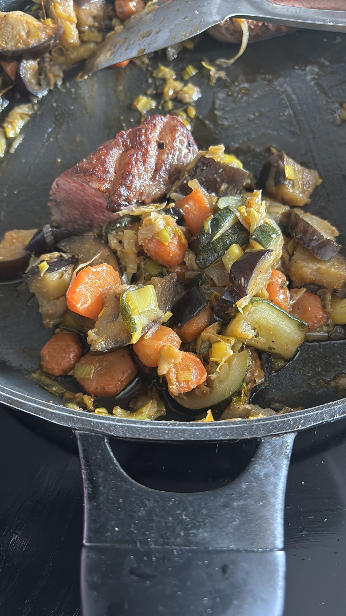 Bœuf aux légumes sautés