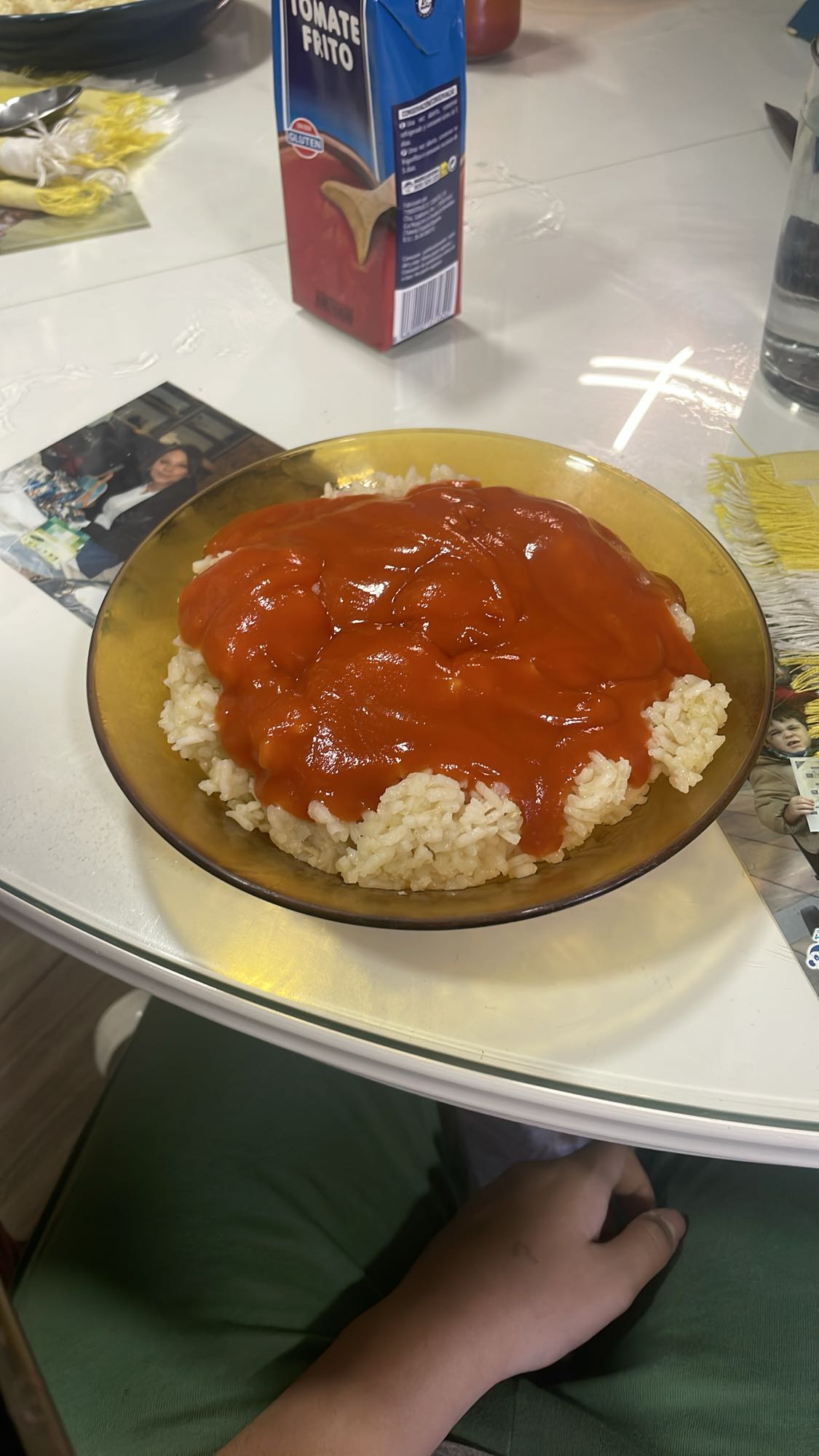 Arroz con tomate frito