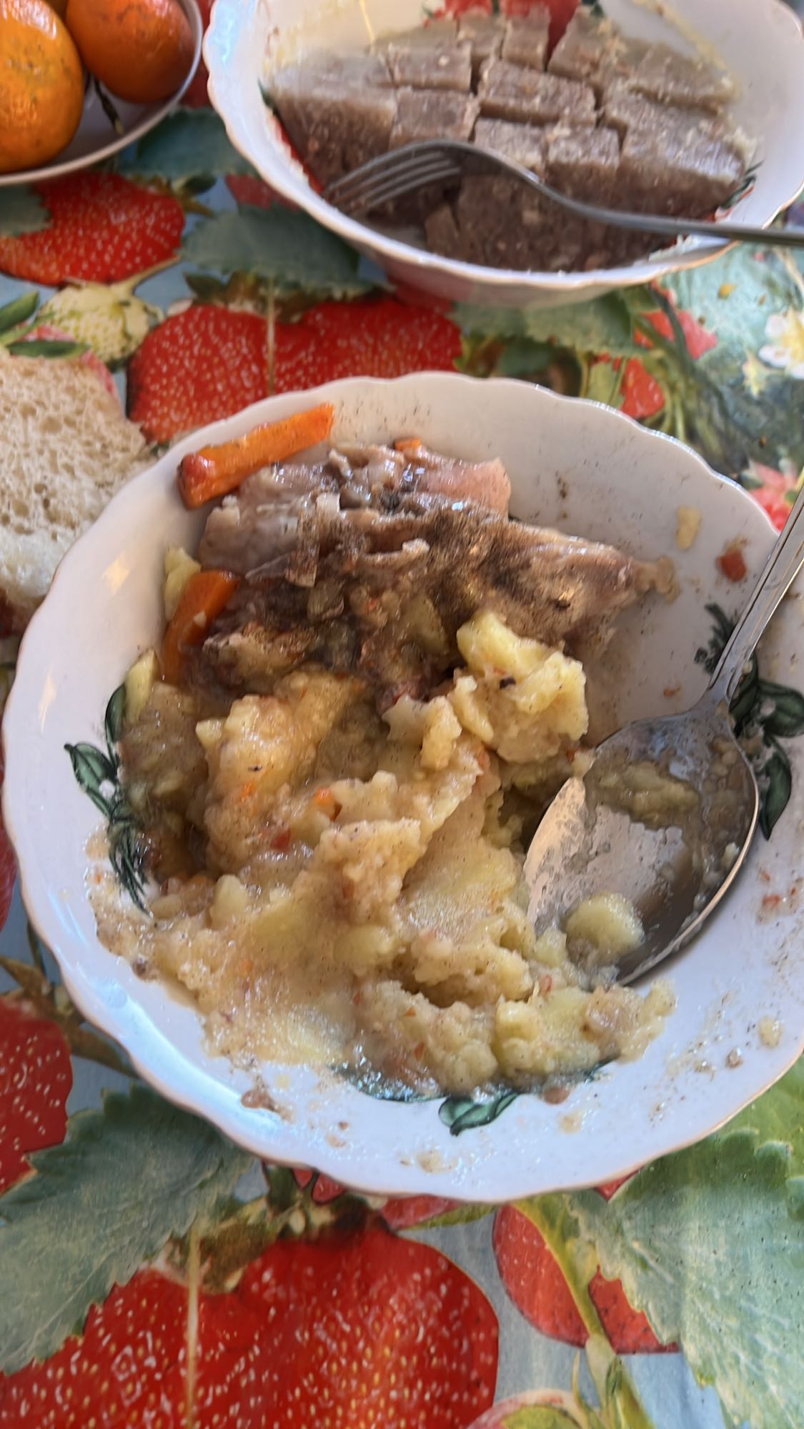 Картофельное пюре с мясом