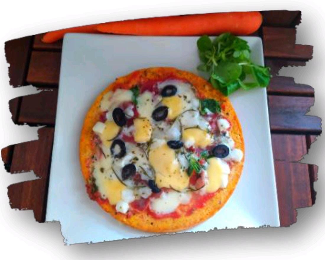 Pizza de zanahoria