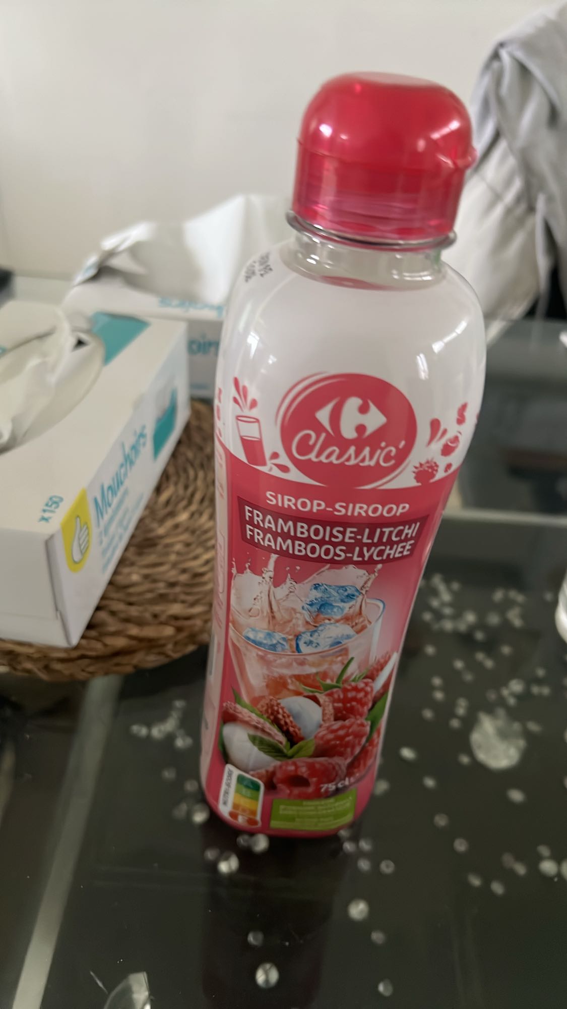 Sirop framboise-lichi