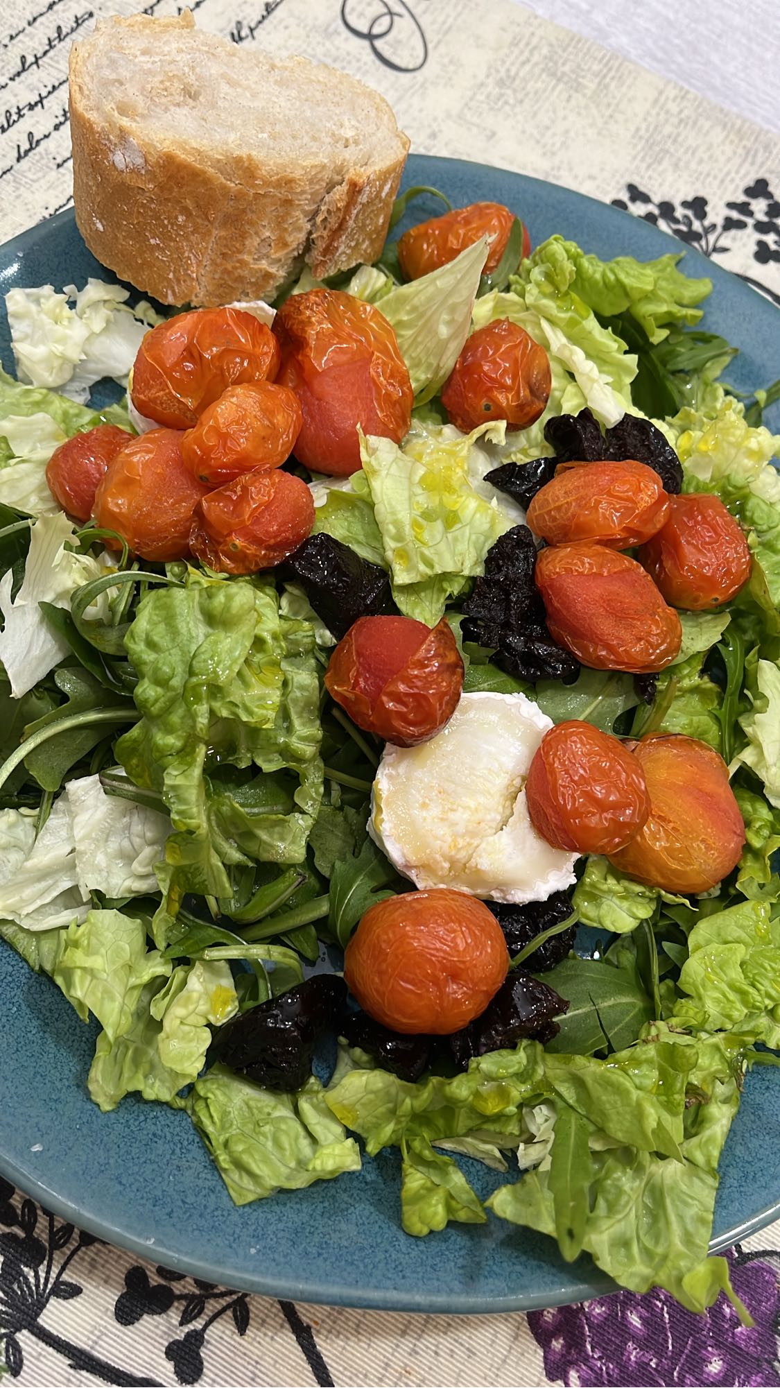 Ensalada con queso de cabra