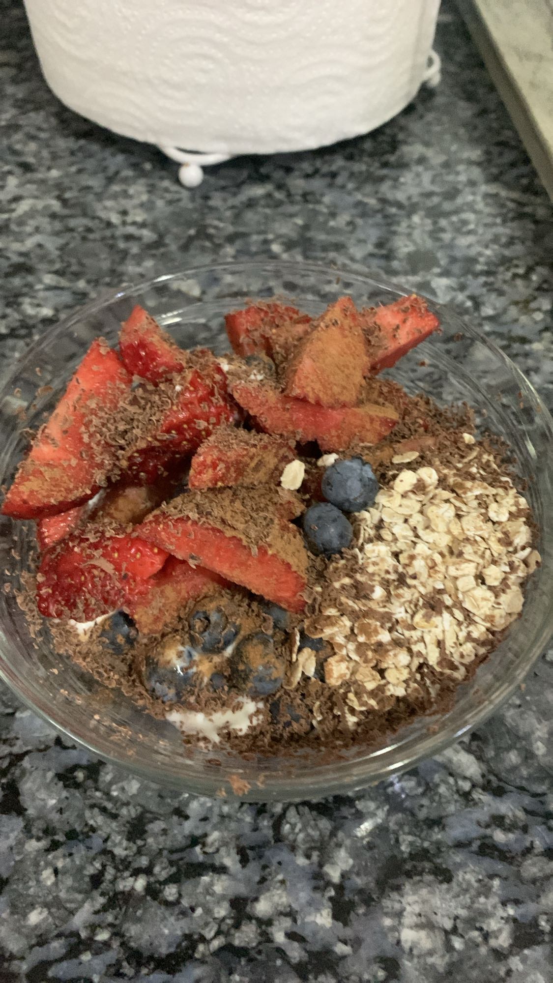 Tazón de yogur con frutas