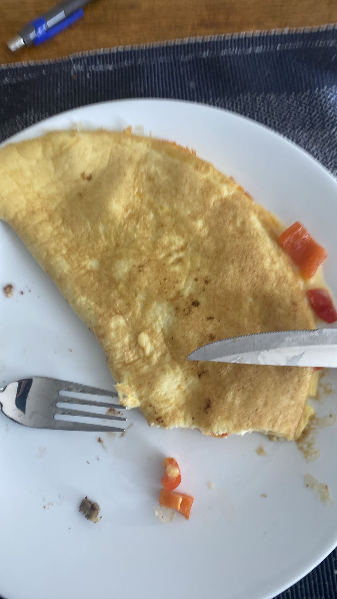 Omelette aux légumes
