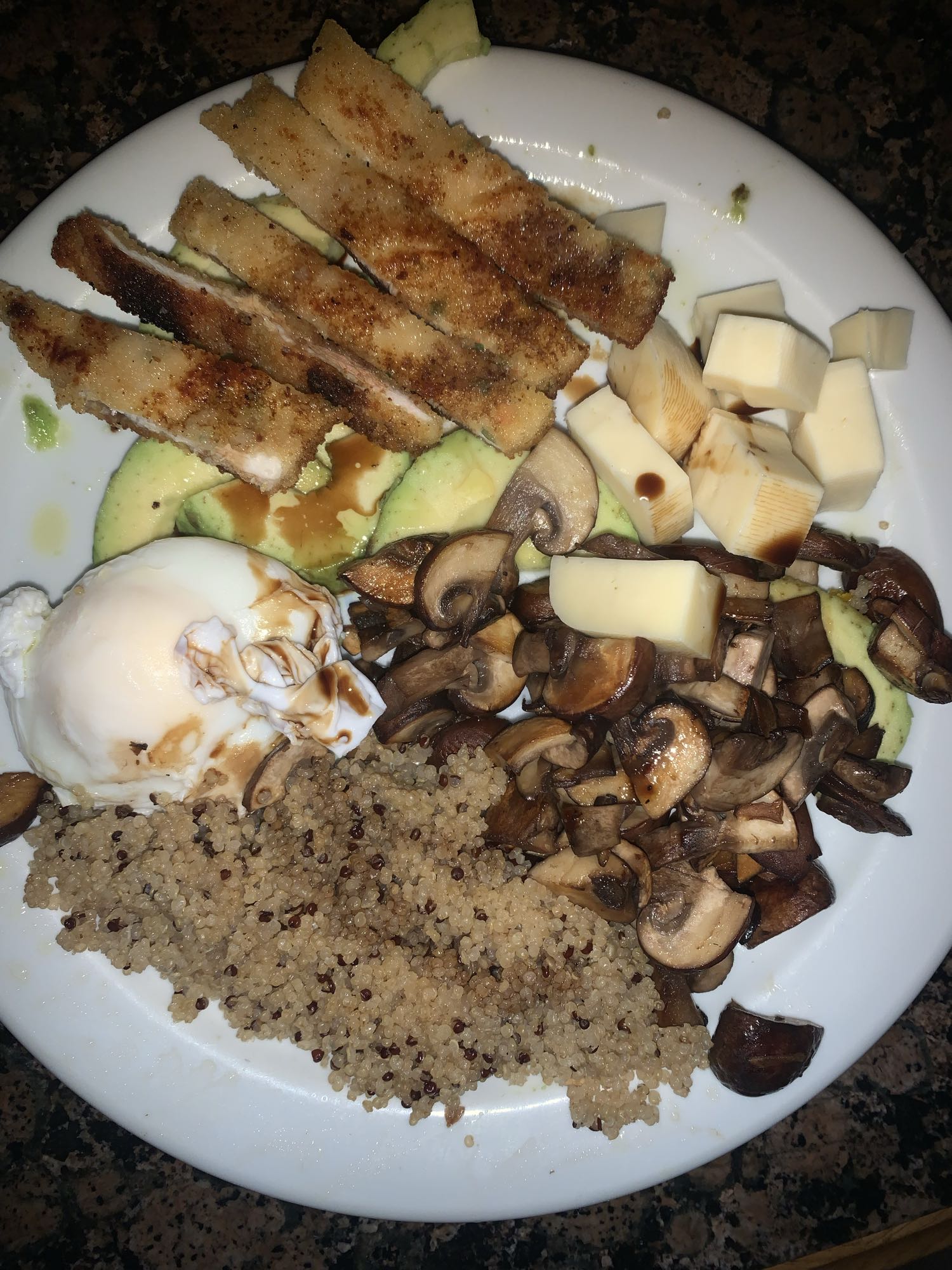 Plato saludable mixto