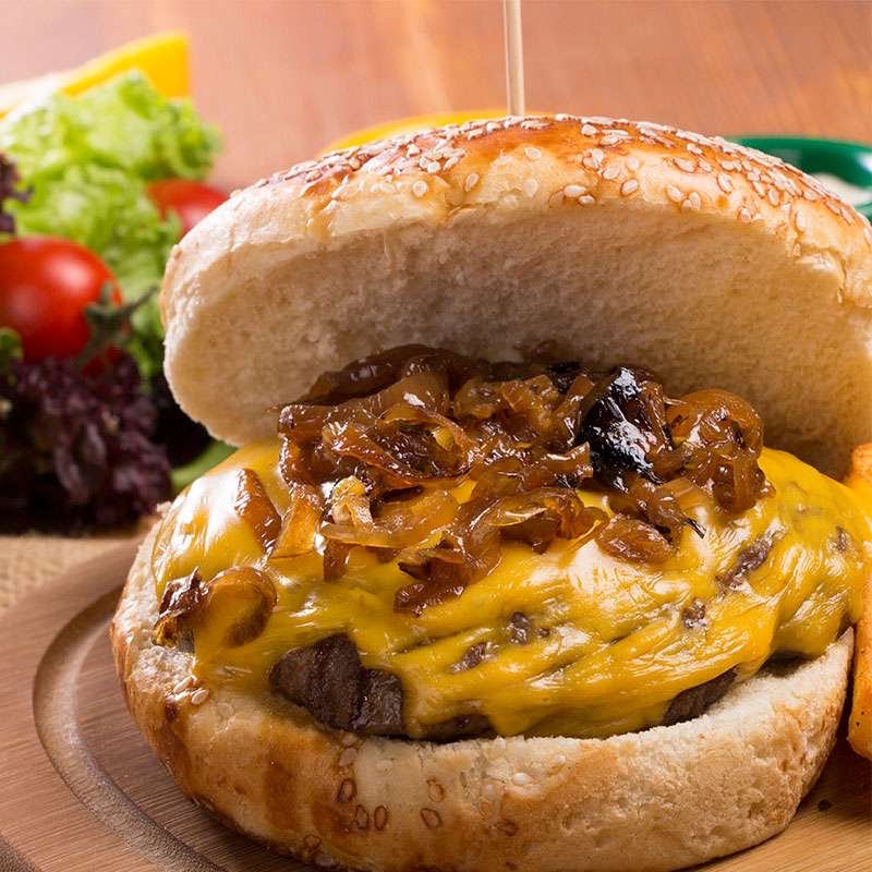 Hamburguesa con queso