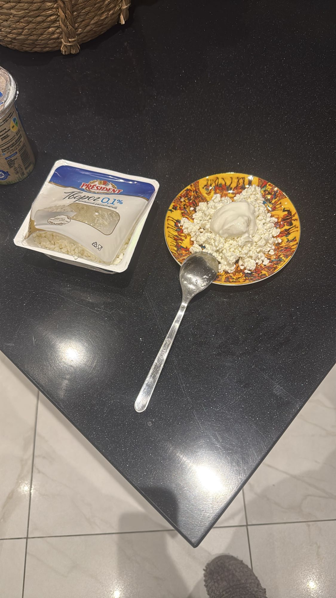 Творог с йогуртом